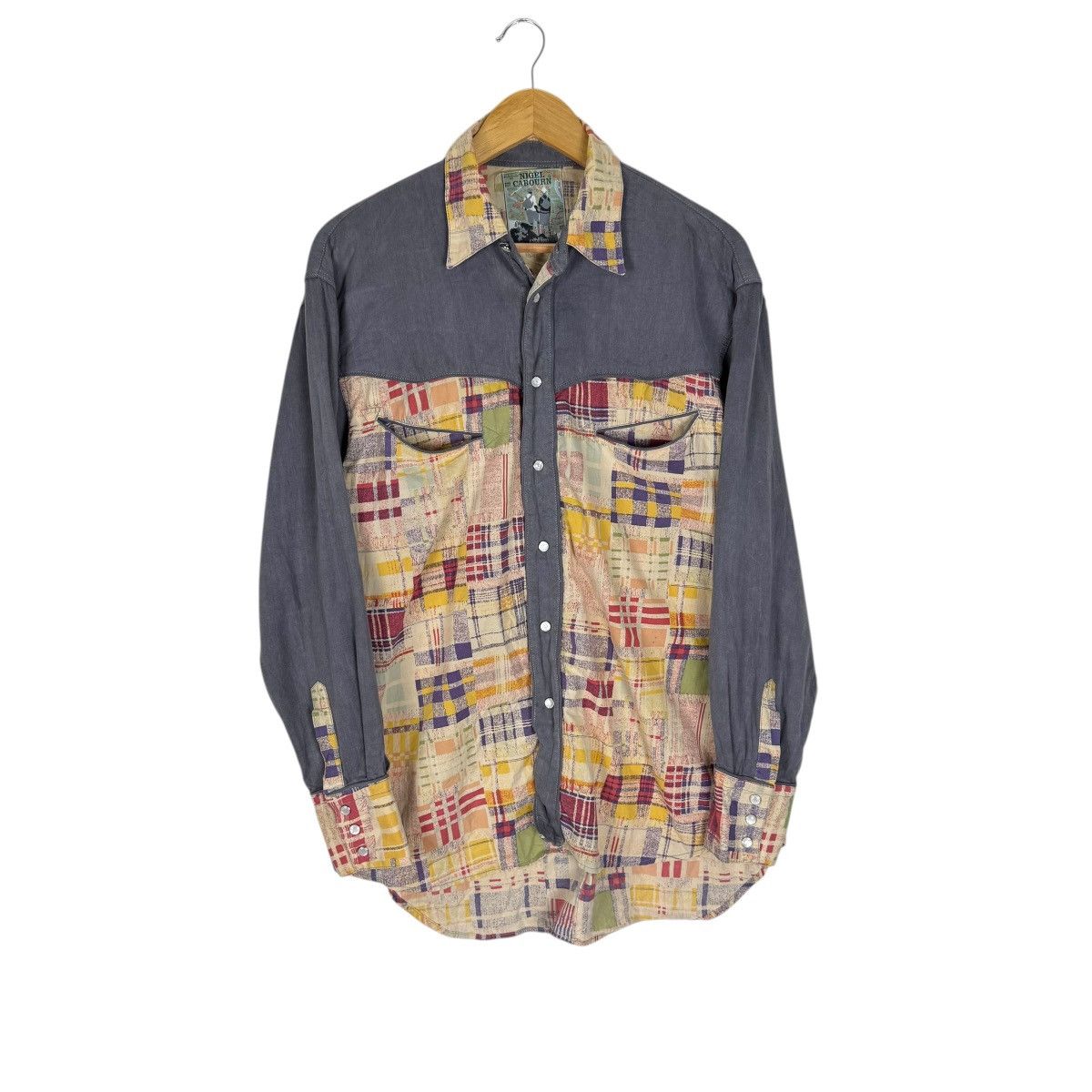 Nigel Cabourn 🌟NIGEL CABOURN PATHCWORK WESTERN SHIRTS Size US M / EU 48-50 / 2 - 1 Thumbnail