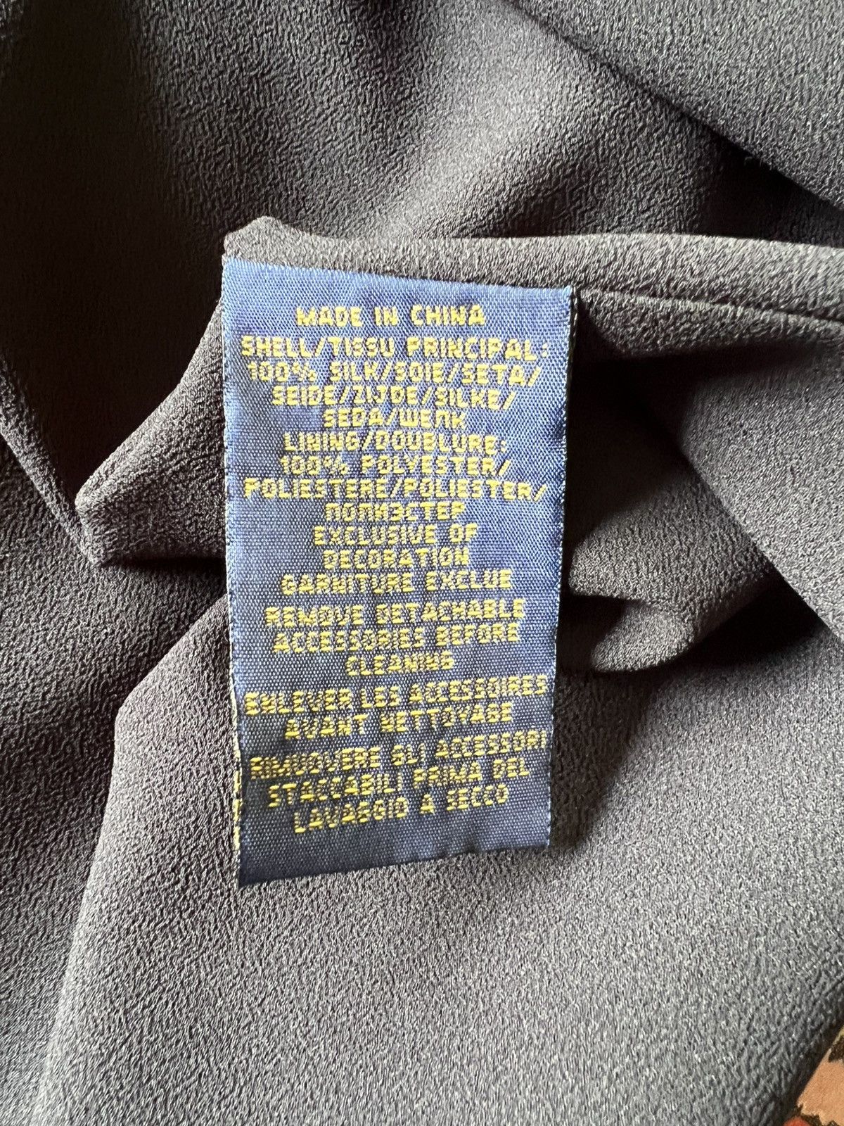 Polo Ralph Lauren 100% silk Polo Ralph Lauren round collar dress Size M / US 6-8 / IT 42-44 - 4 Thumbnail