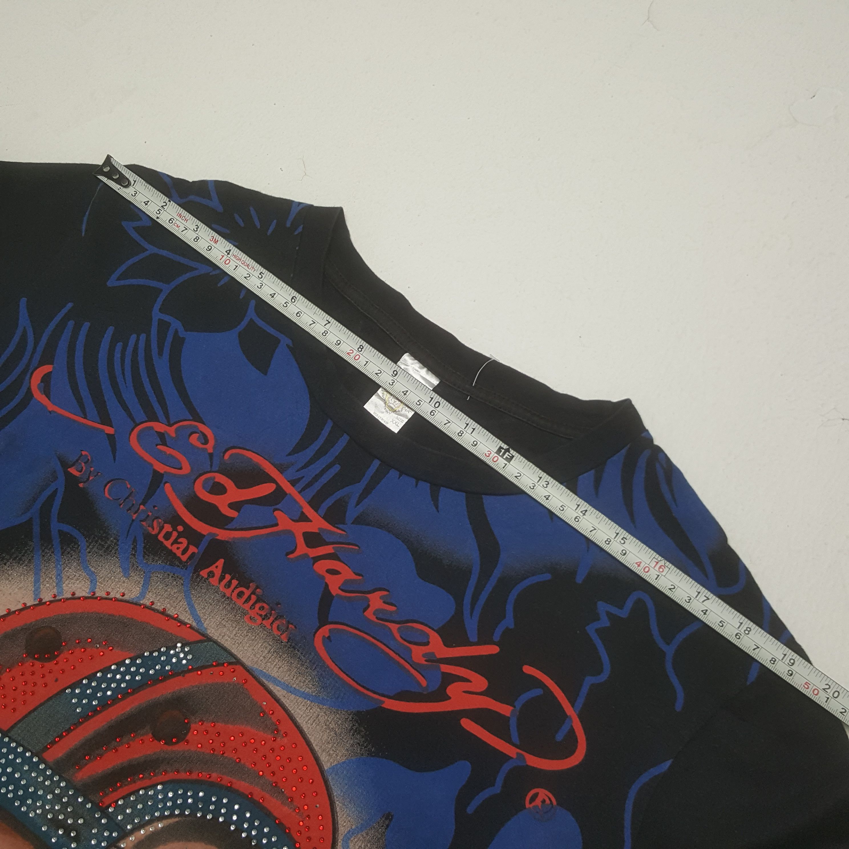 Christian Audigier × Ed Hardy × Vintage Vintage Ed Hardy by Christian Audiger Long Sleeve Tshirt Size US L / EU 52-54 / 3 - 10 Thumbnail