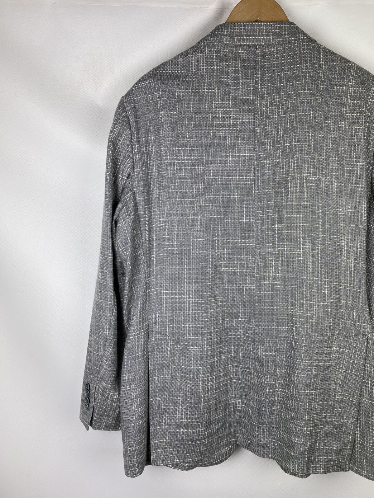 Boggi Boggi Milano Men’s Wool / Silk Blazer Jacket Size 56 / US 46 Size 46R - 14 Thumbnail