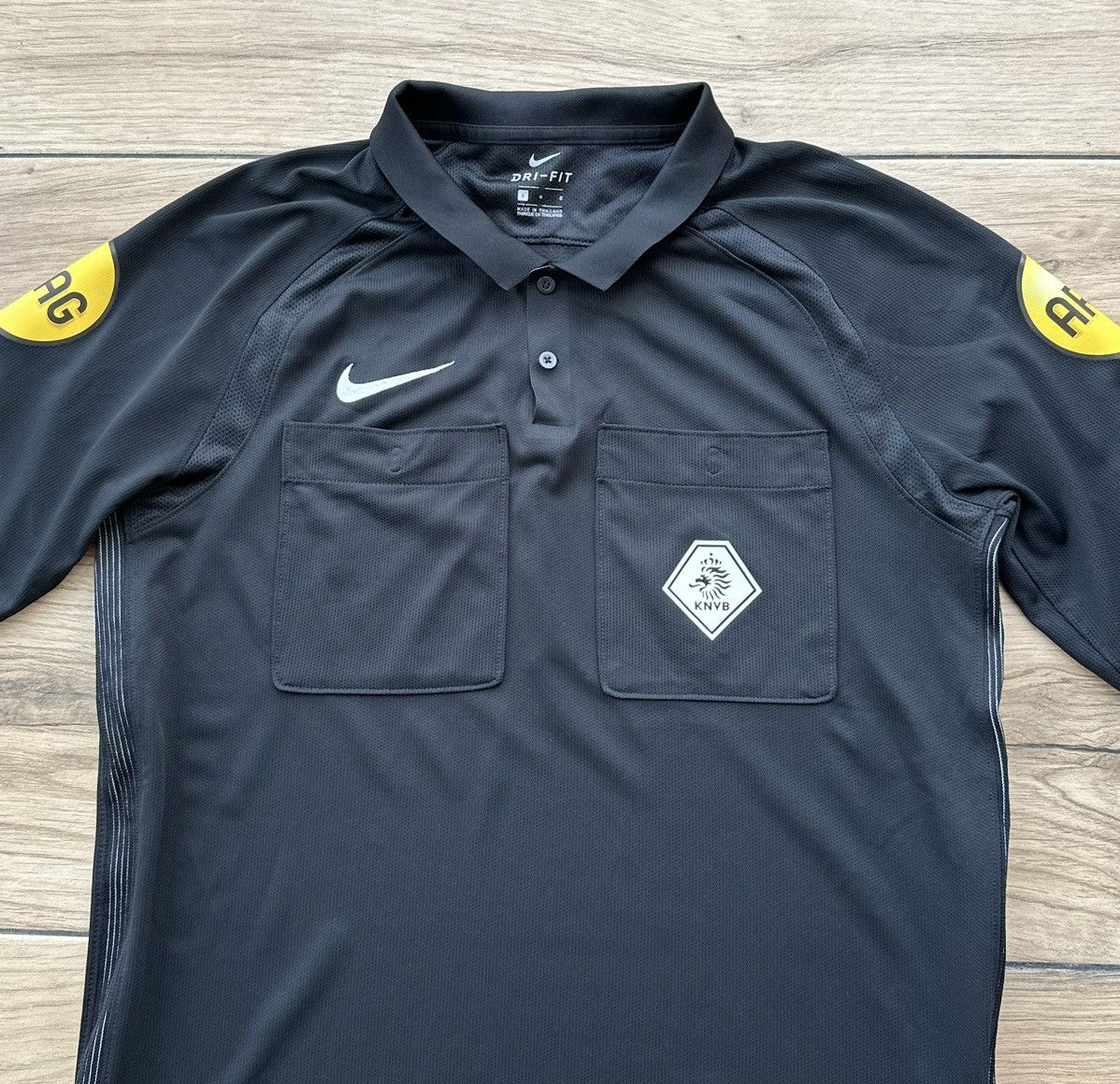 Nike KNVD Netherlands Nike Referee Match Issue Shirt Dri-Fit L Size US L / EU 52-54 / 3 - 3 Thumbnail