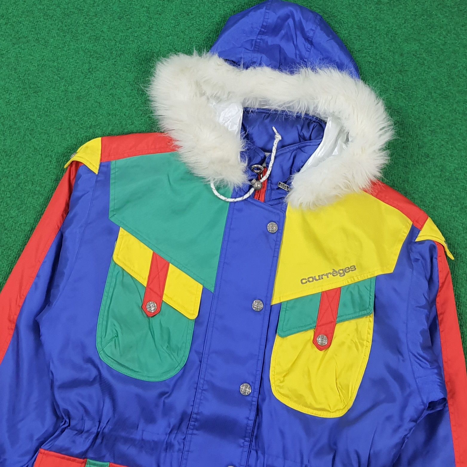 Courreges Vintage Courrege Paris Sports Futur Ski Parka Jacket C309N21 Size US M / EU 48-50 / 2 - 2 Thumbnail