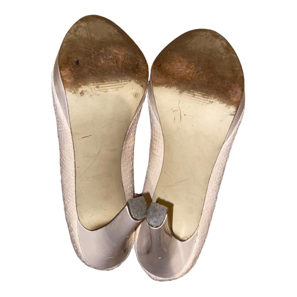 Alfani Alfani l Beige Snakeskin Print Pumps Size 7.5 Size US 7.5 / IT 37.5 - 9 Thumbnail