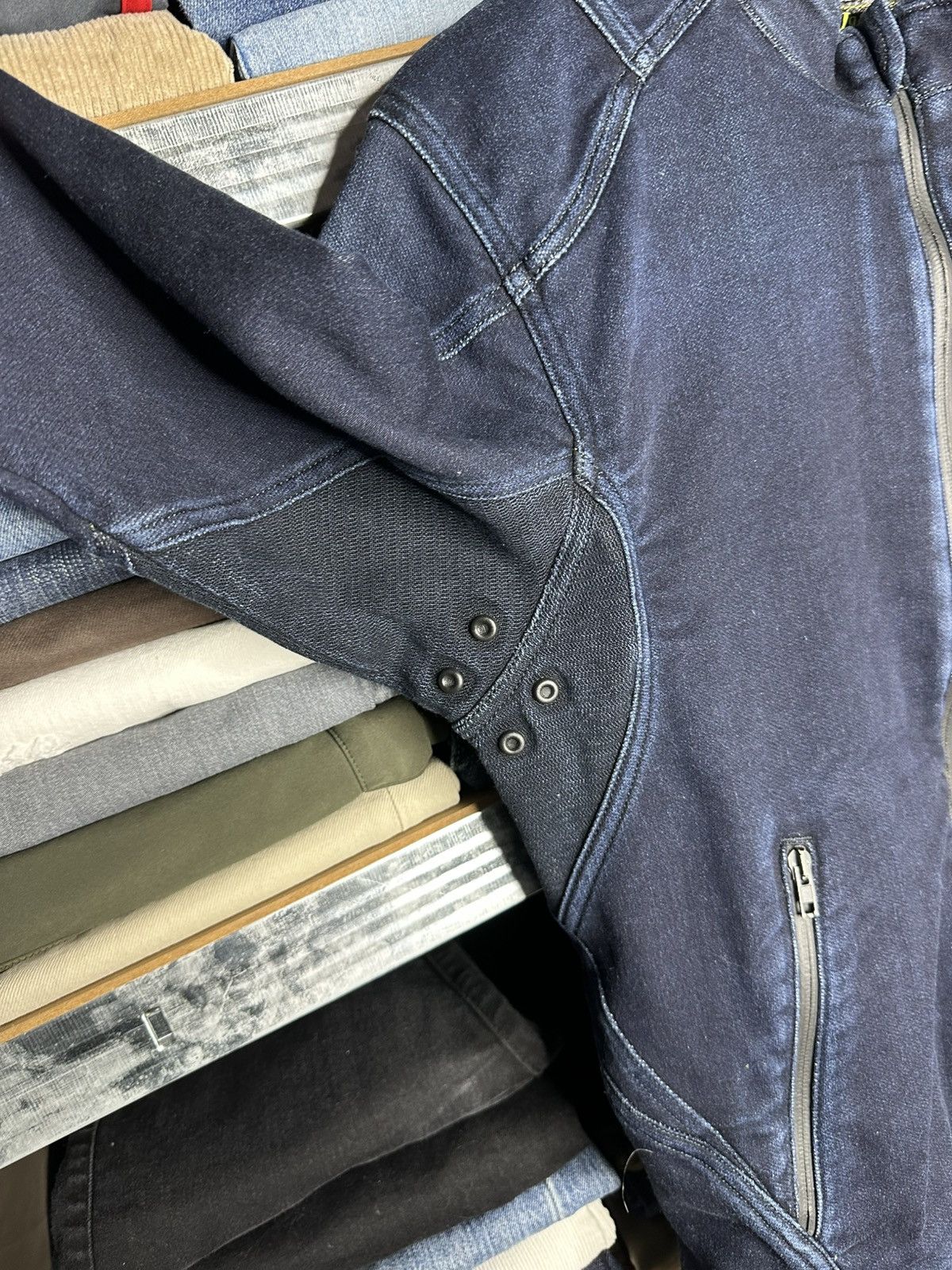 Diesel Diesel Jogg Jeans RUNX Hybrid Jacket Denim Sweat Technical Size US L / EU 52-54 / 3 - 9 Thumbnail
