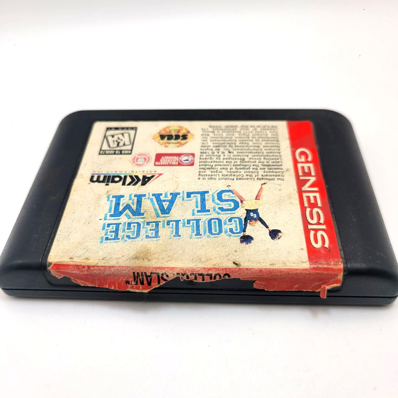 semanticdesign College Slam (Sega Genesis, 1996) Cart Only - Tested Size ONE SIZE - 3 Thumbnail