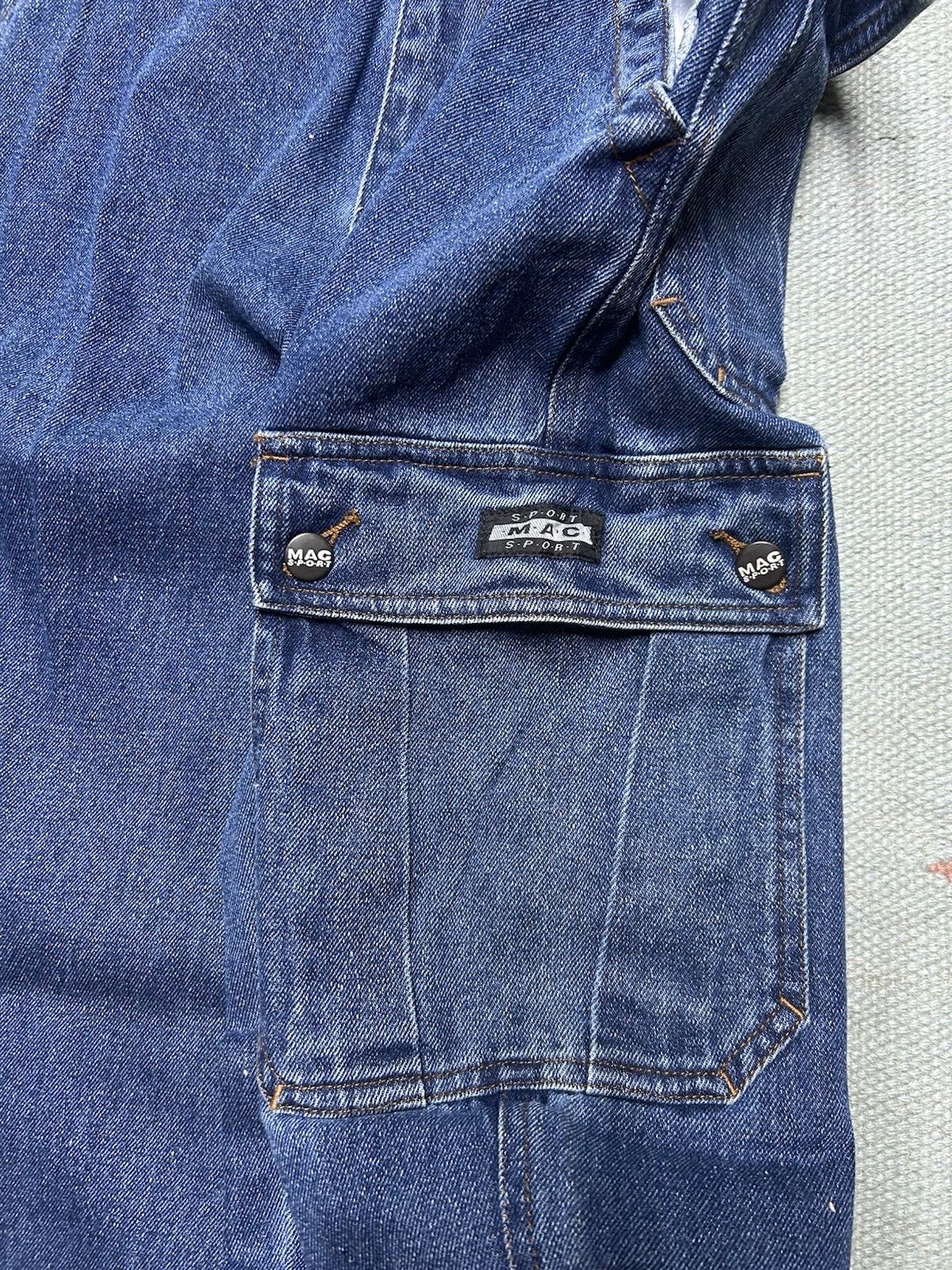 Vintage Vtg y2k baggy jeans Mac sport cargo wide pipes skater 32x32 Size US 32 / EU 48 - 6 Thumbnail