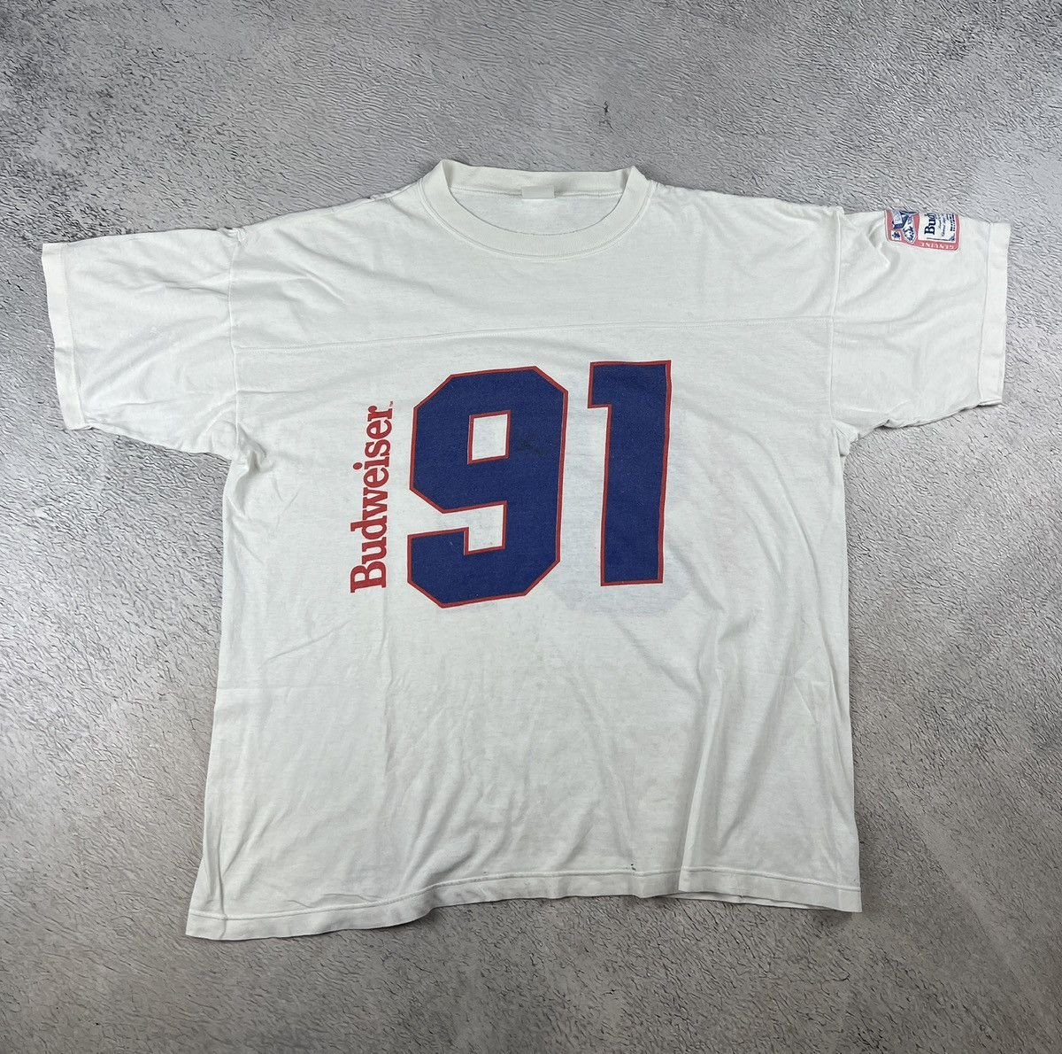 Vintage Vintage 90s Y2K Budweiser beer Promo graphic t shirt XL Size US XL / EU 56 / 4 - 1 Thumbnail