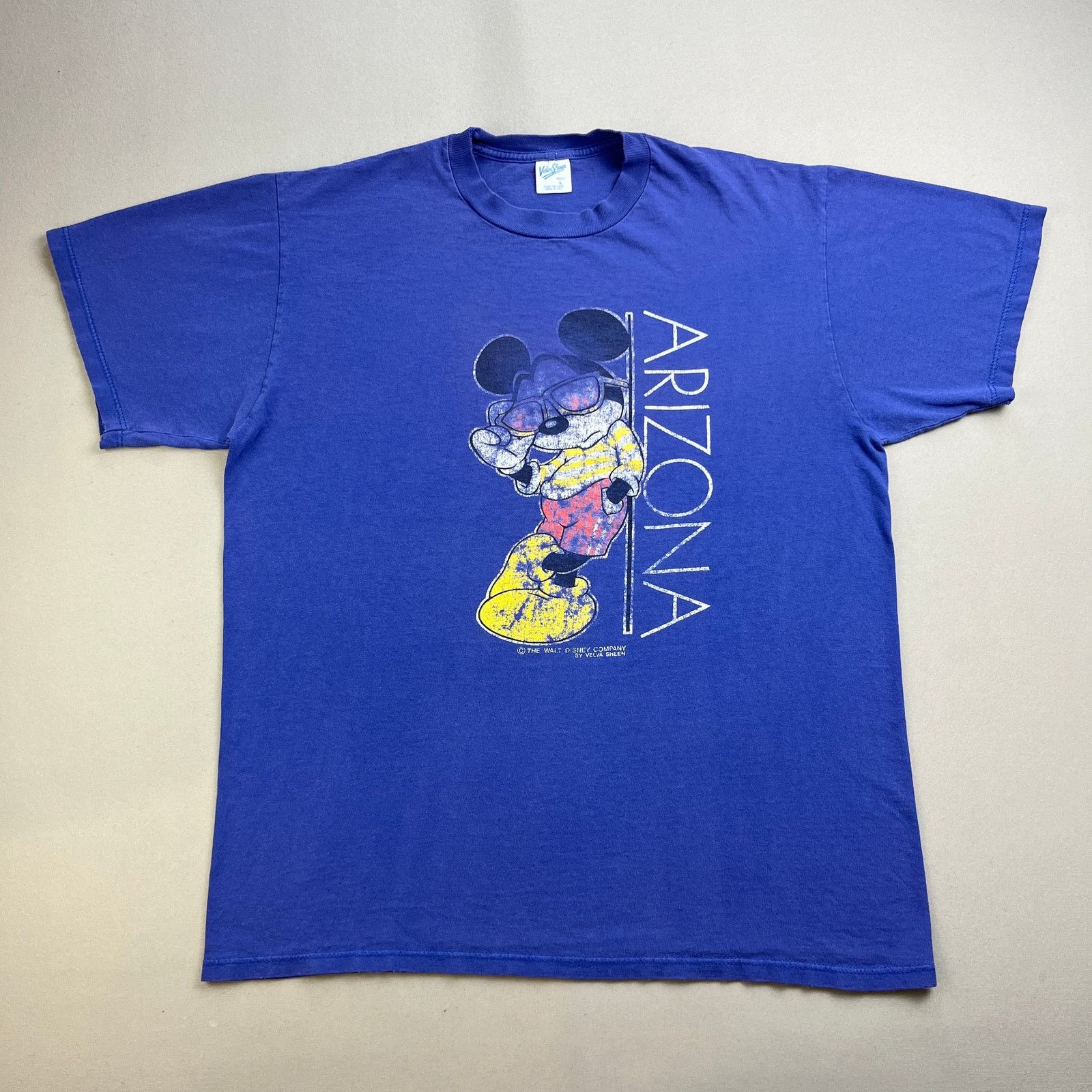 Disney × Velva Sheen × Vintage Vintage Mickey Mouse T-Shirt Large 