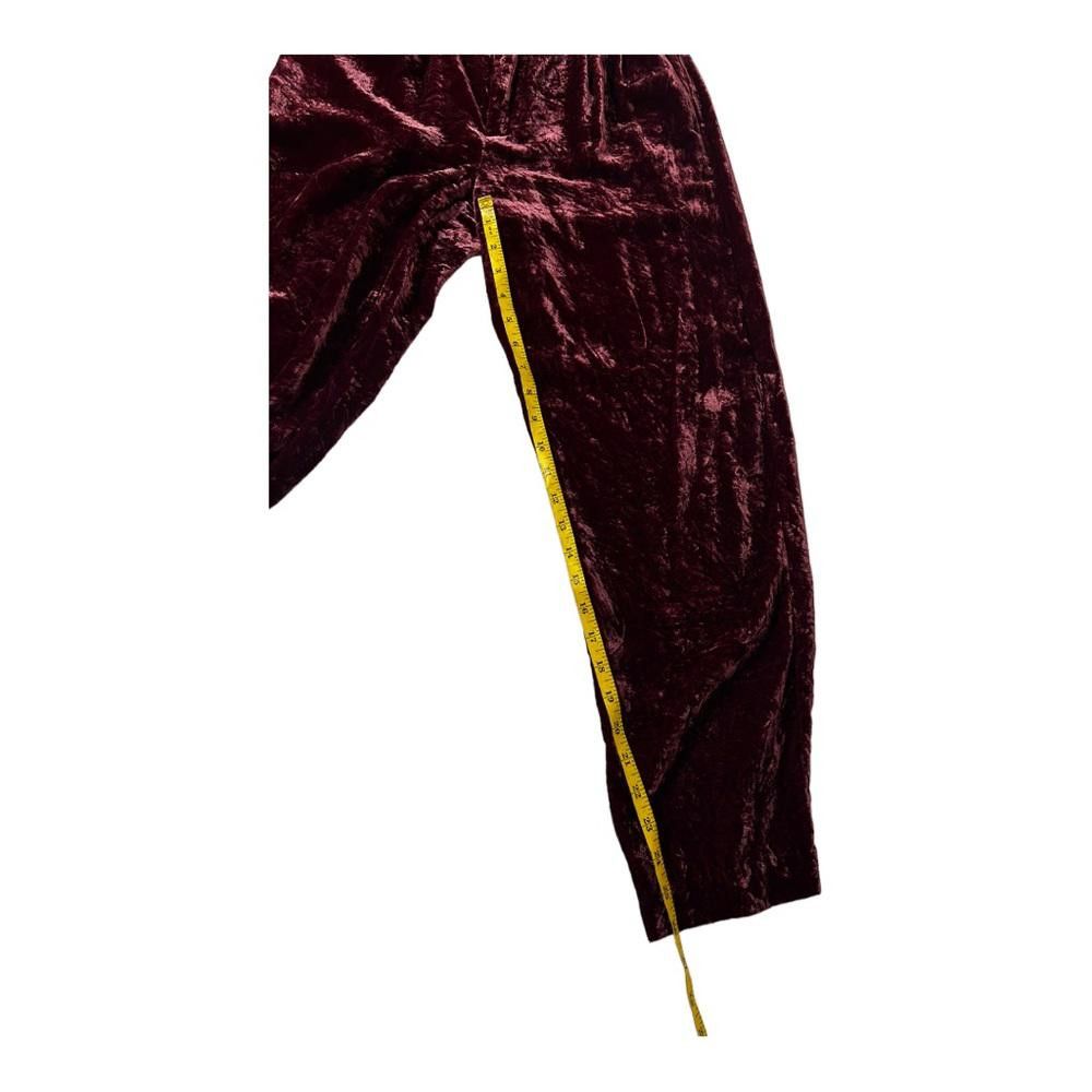 Madewell Madewell l Velvet Tapered Pleat Pull On Pants XS Size 26" / US 2 / IT 38 - 5 Thumbnail