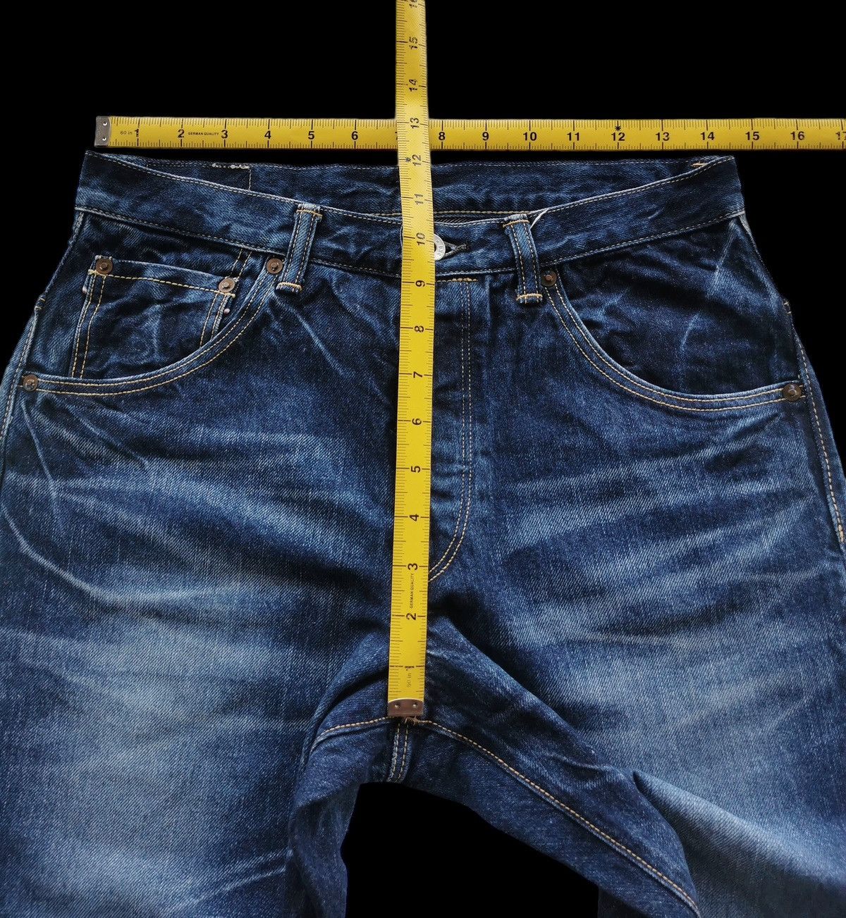 Self Edge DMG Cropped Selvedges Denim ( Size 29x33.5 ) Size US 29 - 12 Thumbnail