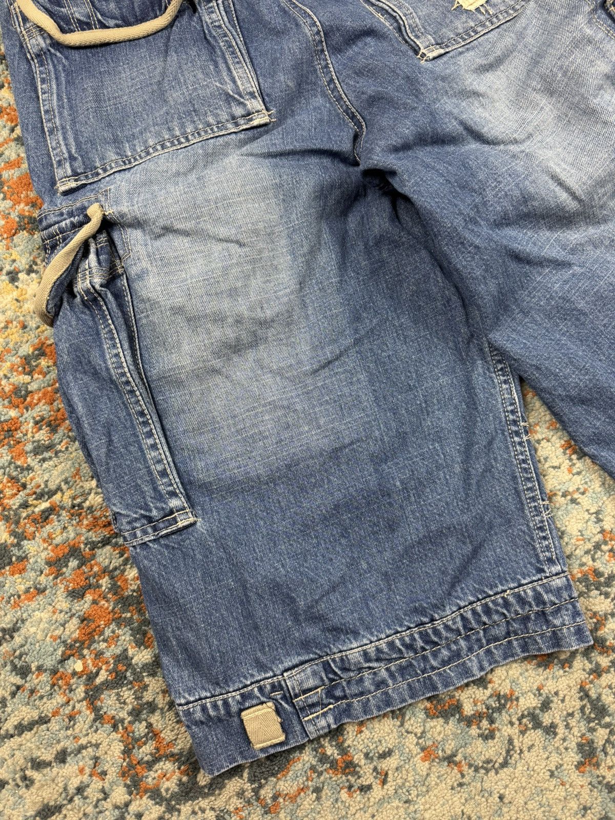 Japanese Brand × Jet Lag × Vintage Vintage y2k Jet Lag crazy cargo denim shorts bondage style Size US 31 - 8 Thumbnail