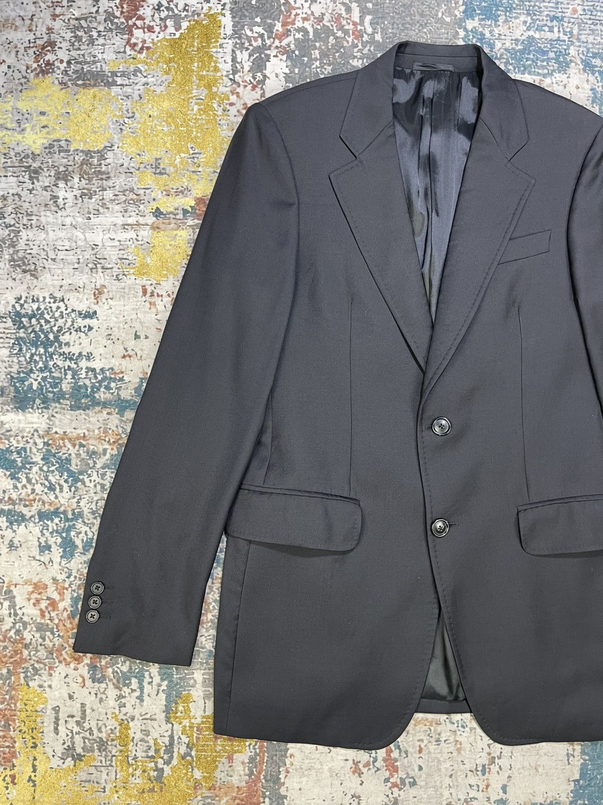 Miu Miu Miu Miu Single Breasted Black Blazers Size 48R - 3 Thumbnail