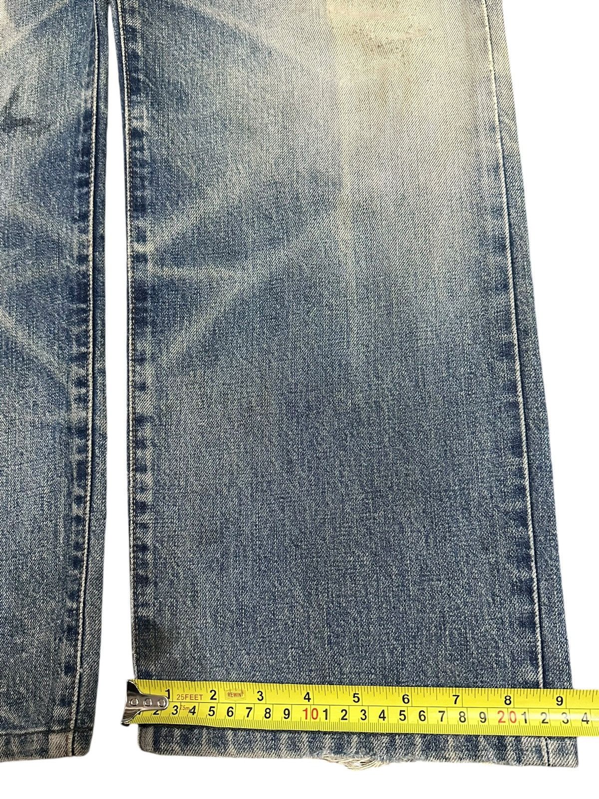 Wrangler Vintage 90s Wrangler Faded Bleached Distressed Baggy Jeans Size US 32 / EU 48 - 16 Thumbnail