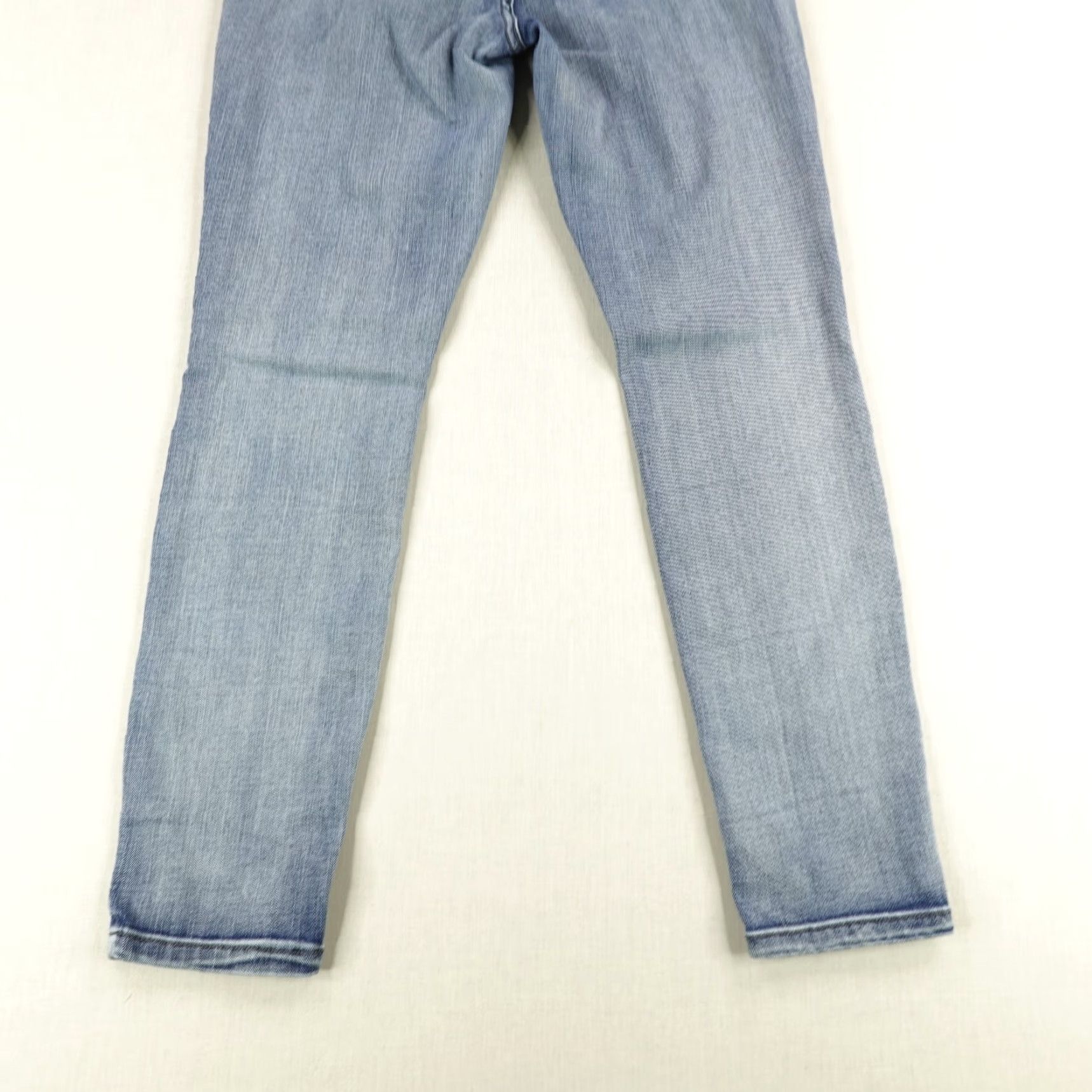 Vintage Judy Blue Jeans Womens 13x31 Skinny Slim High Rise Denim Blue 29 in Inseam 28.5 in Regular Rise Pockets Stretch Size 29" - 6 Thumbnail