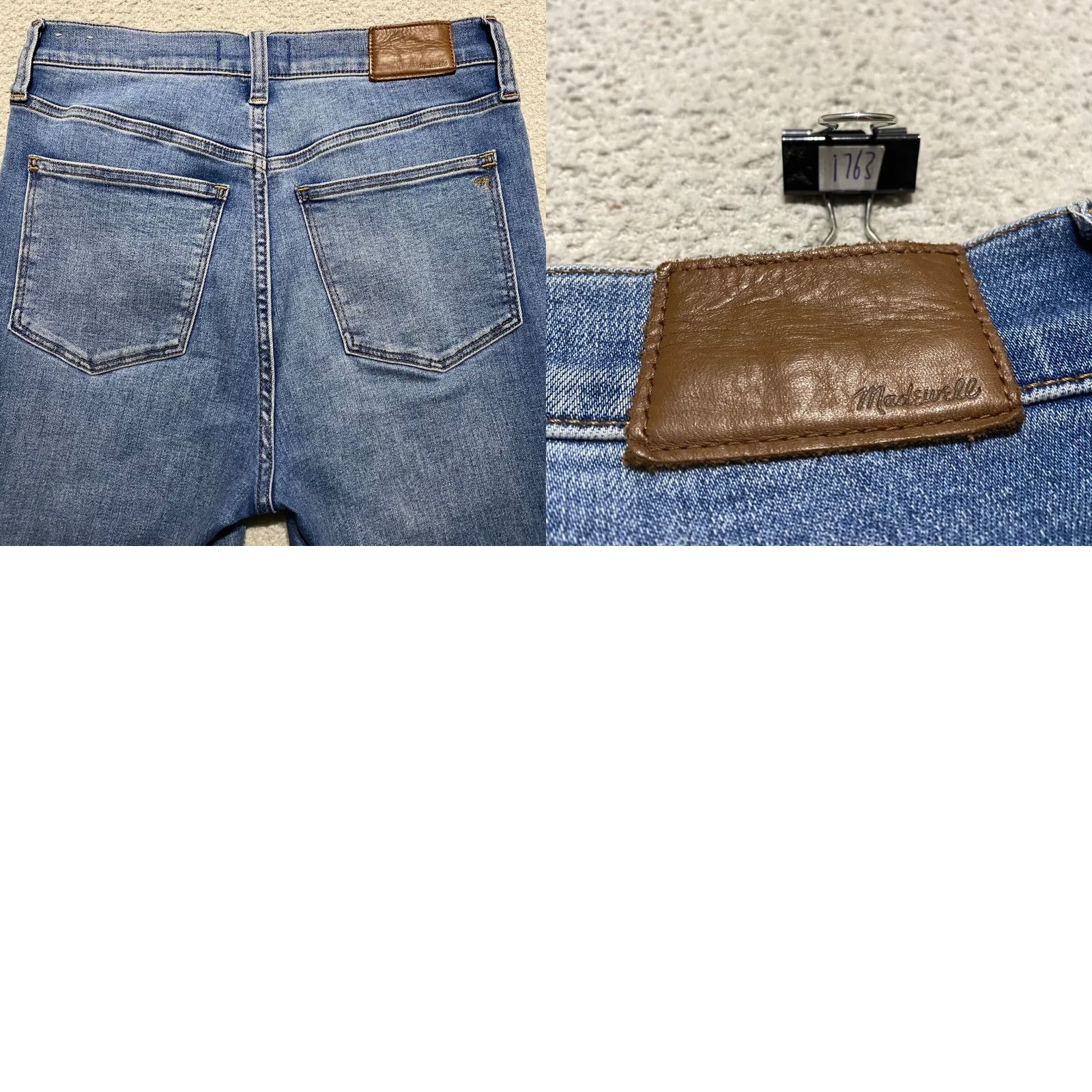 Madewell Madewell Jeans Roadtripper Skinny 28 Blue Denims Medium Wash Stretch 5-Pocket Womens Regular Size 28 Size 28" / US 6 / IT 42 - 9 Thumbnail
