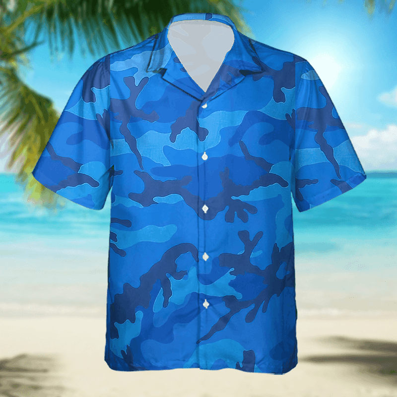 The Unbranded Brand × Vintage Camouflage-Print Short-Sleeved Shirt Size US M / EU 48-50 / 2 - 3 Thumbnail