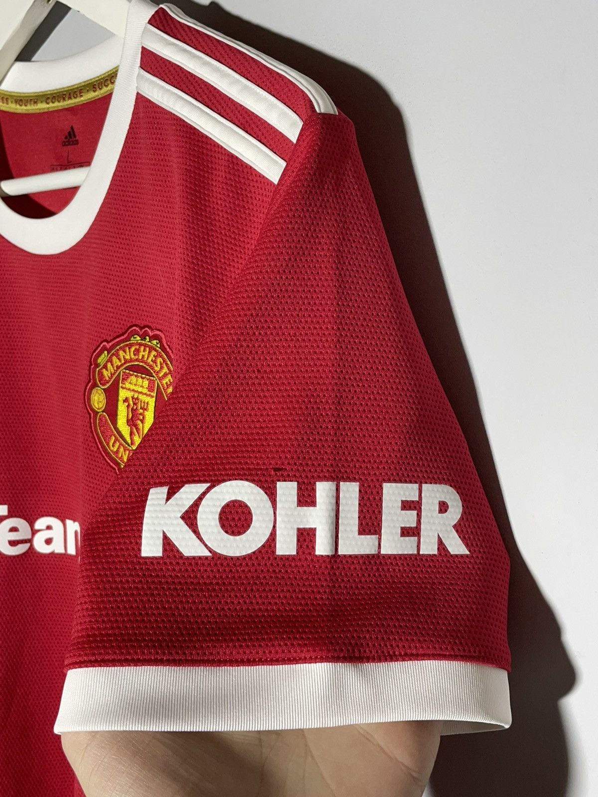 Adidas #7 Ronaldo Manchester United 2021/22 Adidas Football Shirt Size US L / EU 52-54 / 3 - 7 Thumbnail