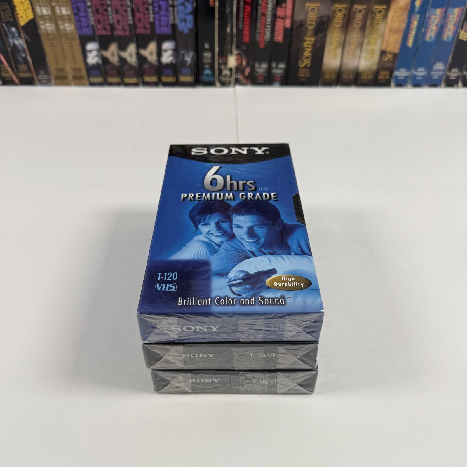 Sony Lot of 3 Deadstock Sony Premium Grade VHS Cassette Tapes Size ONE SIZE - 3 Thumbnail