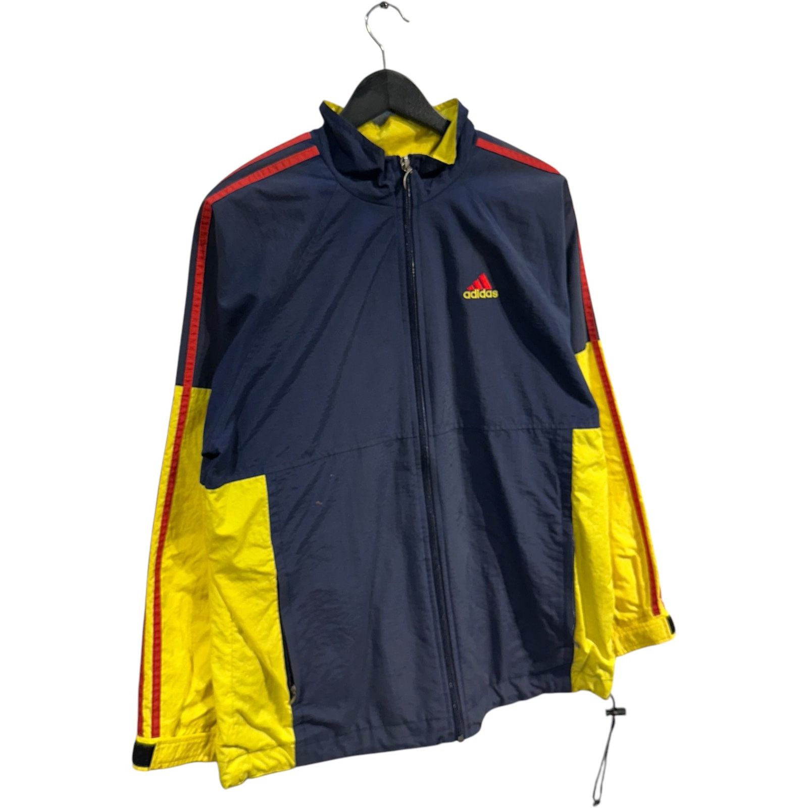 Adidas Vintage Adidas Logo Embroidered Full Zip Windbreaker M Size US M / EU 48-50 / 2 - 3 Thumbnail