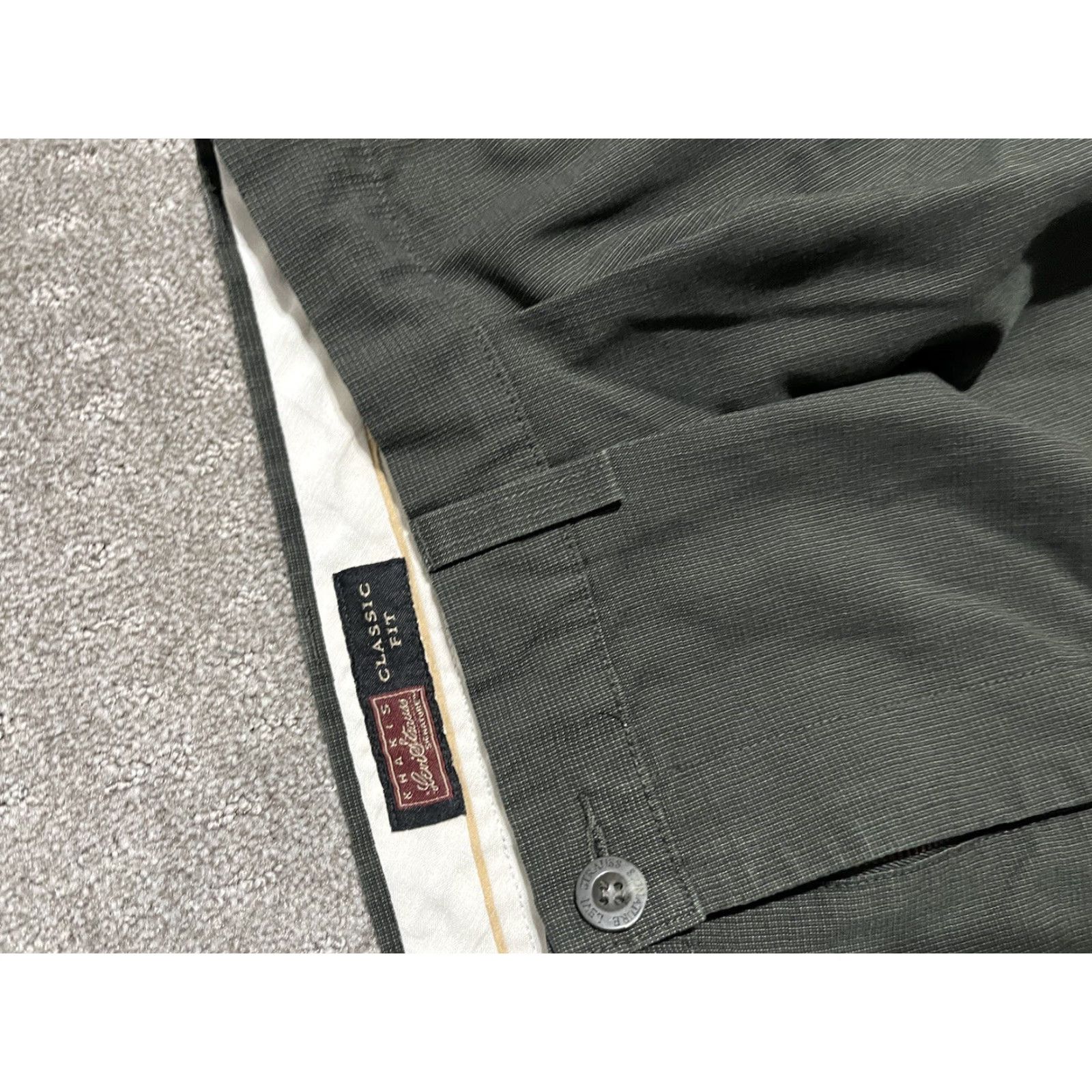 Vintage Levi Strauss Signature Mens Pants 42x30 Classic Fit Khakis Size US 42 / EU 58 - 6 Thumbnail