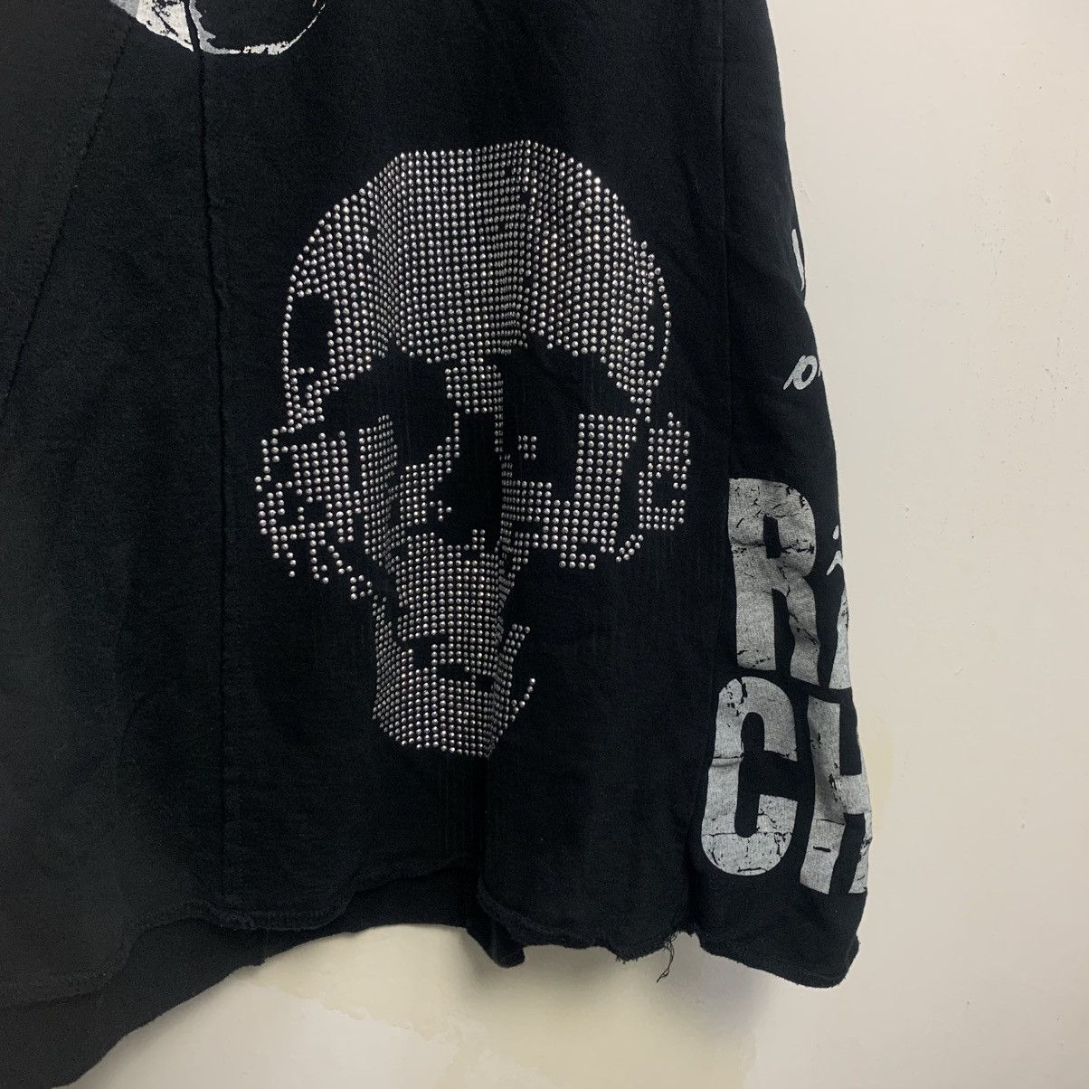 Japanese Brand M.K.R Gothic Skull Print Hooded Overall Dress Size XS / US 0-2 / IT 36-38 - 6 Thumbnail