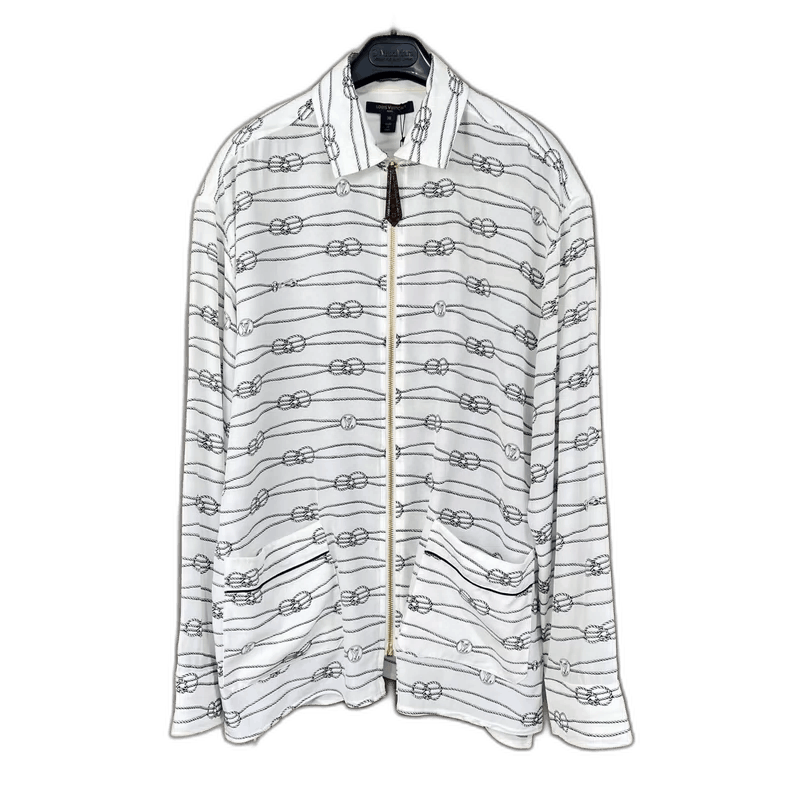 Louis Vuitton Louis Vuitton Zip Chain Silk Jacket-2506 Size US M / EU 48-50 / 2 - 1 Thumbnail