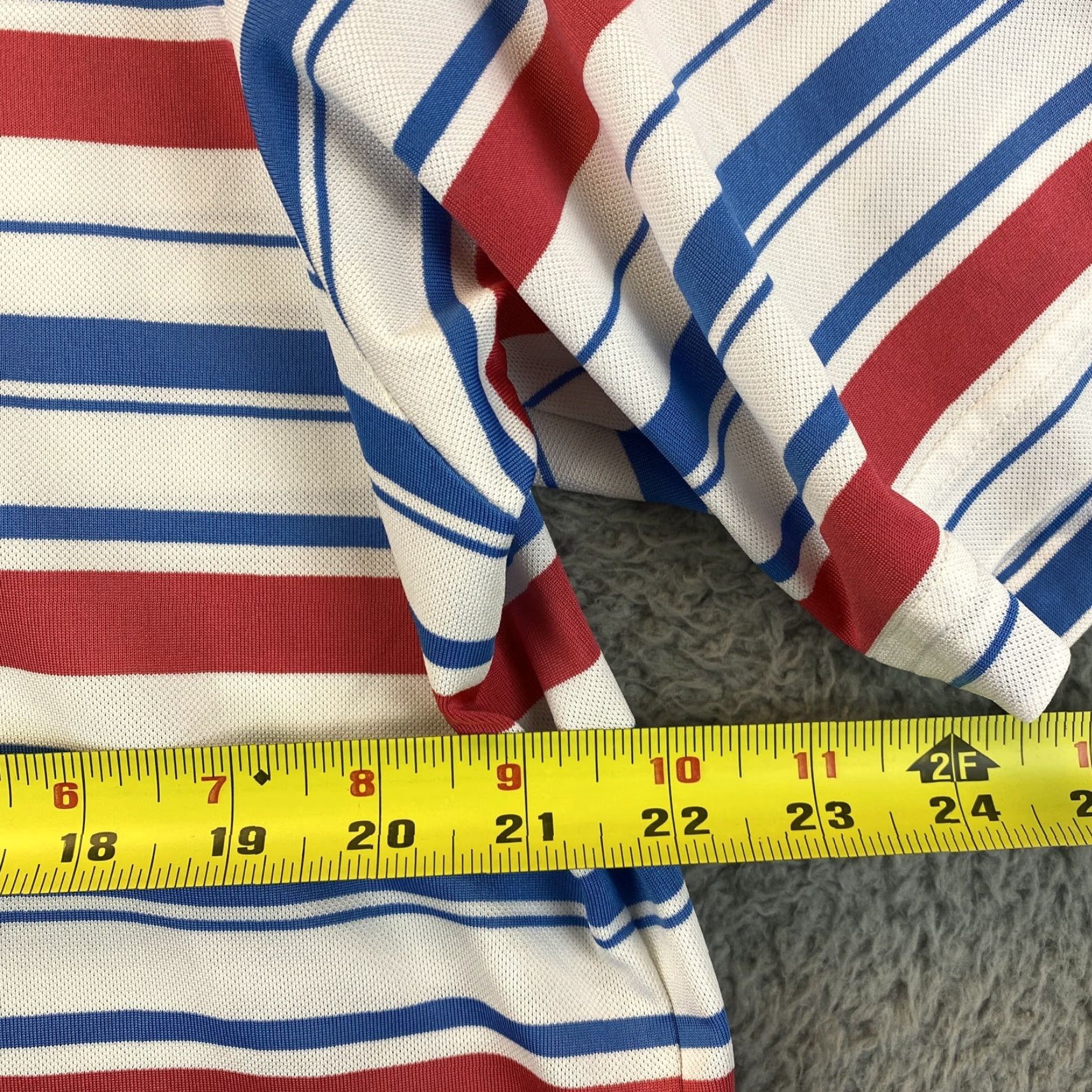 Adidas VINTAGE Adidas Golf Polo Shirt L Men Short Sleeve Striped Climalite 90s Golf/Beach Mens Size US L / EU 52-54 / 3 - 6 Thumbnail