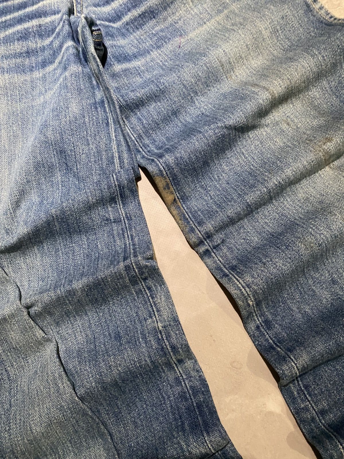 Vintage CRAZY Rare Washed Flared / Japanese Style Y2K / Vintage Size US 27 - 3 Thumbnail