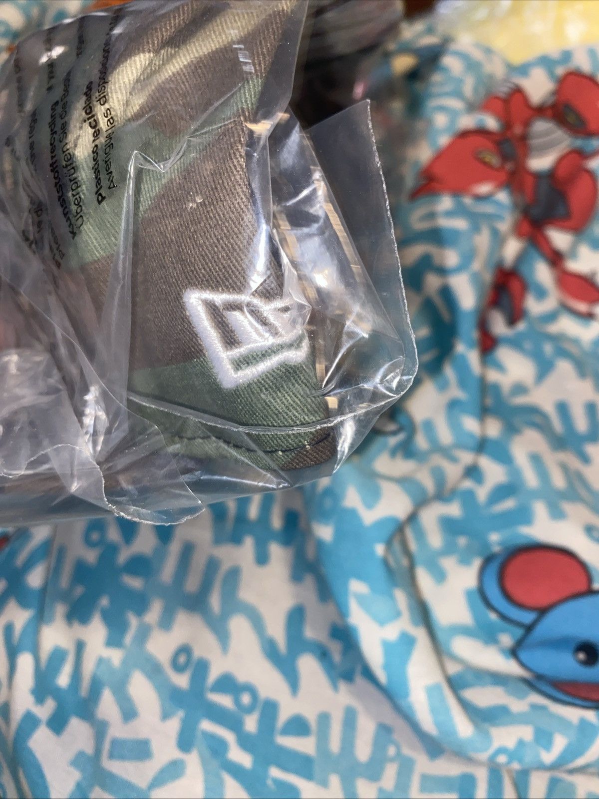 New Era × Supreme Supreme Bones Box Logo New Era 59Fifty Cap Camo Size 7 3/4 Size ONE SIZE - 4 Thumbnail