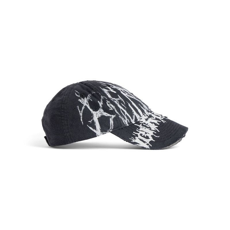 Balenciaga o1w1db10126 Size: L / DIY Metal Cap in Black/White Size ONE SIZE - 4 Thumbnail
