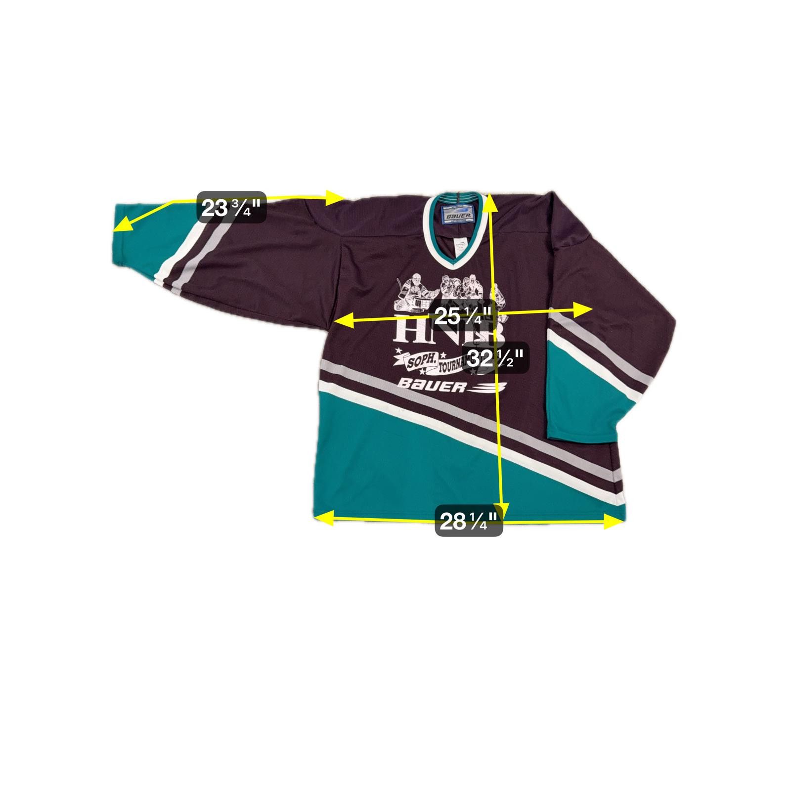 Eddie Bauer Vtg Bauer HNIB Soph Tournament Hockey Jersey - XXL Size US XXL / EU 58 / 5 - 6 Thumbnail