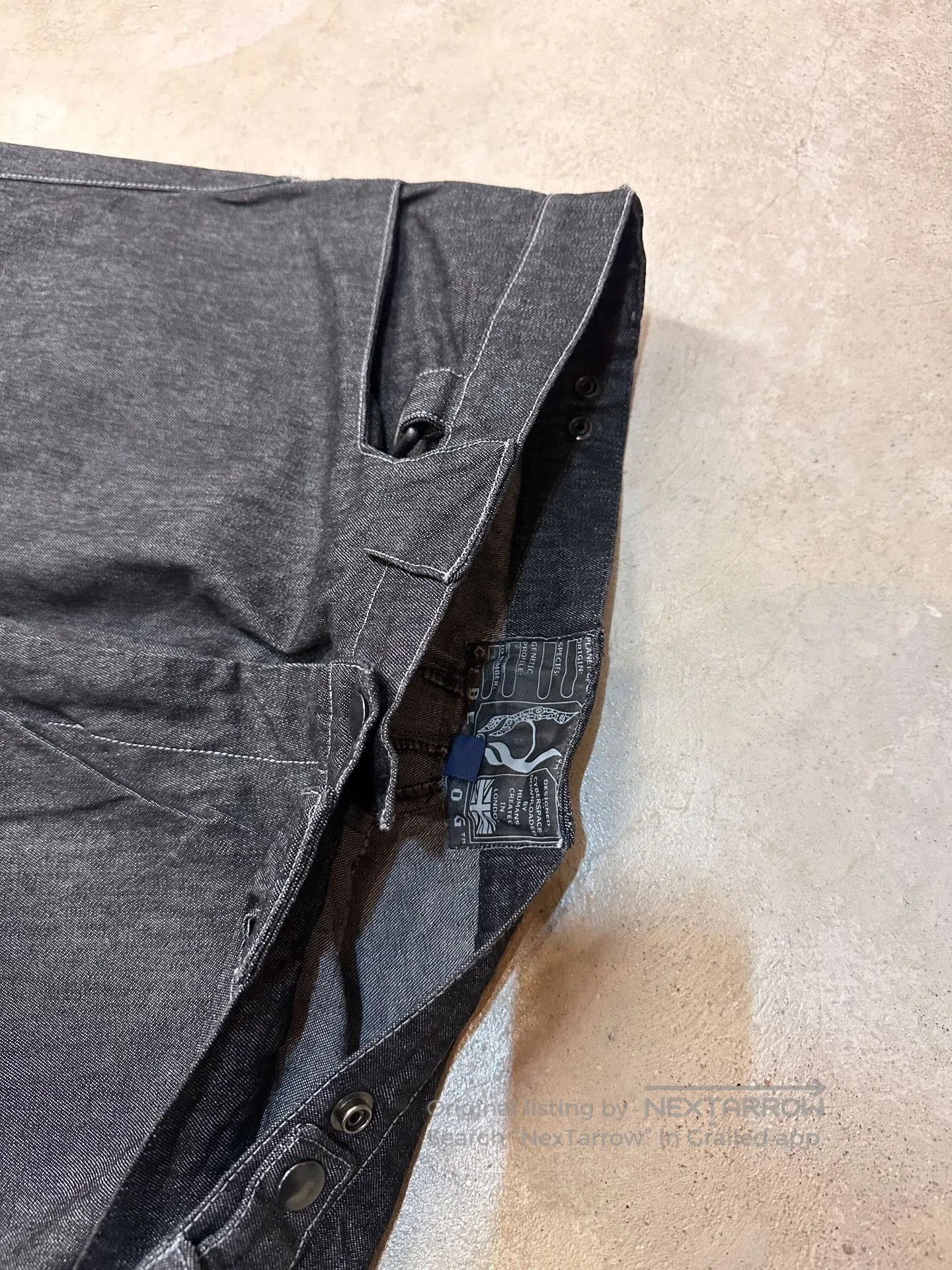 Vintage Vintage 90s Cyberdog Cargo Jeans. Size US 31 - 5 Thumbnail