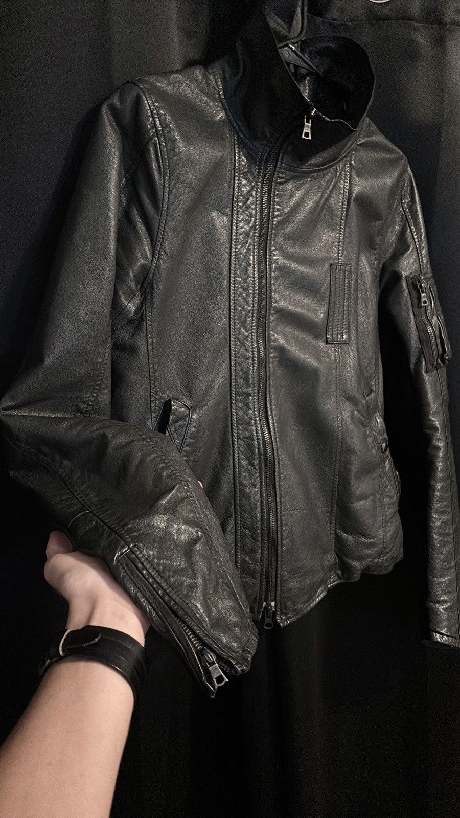 If Six Was Nine 2000s Tass standard Japanese leather jacket Size US M / EU 48-50 / 2 - 3 Thumbnail