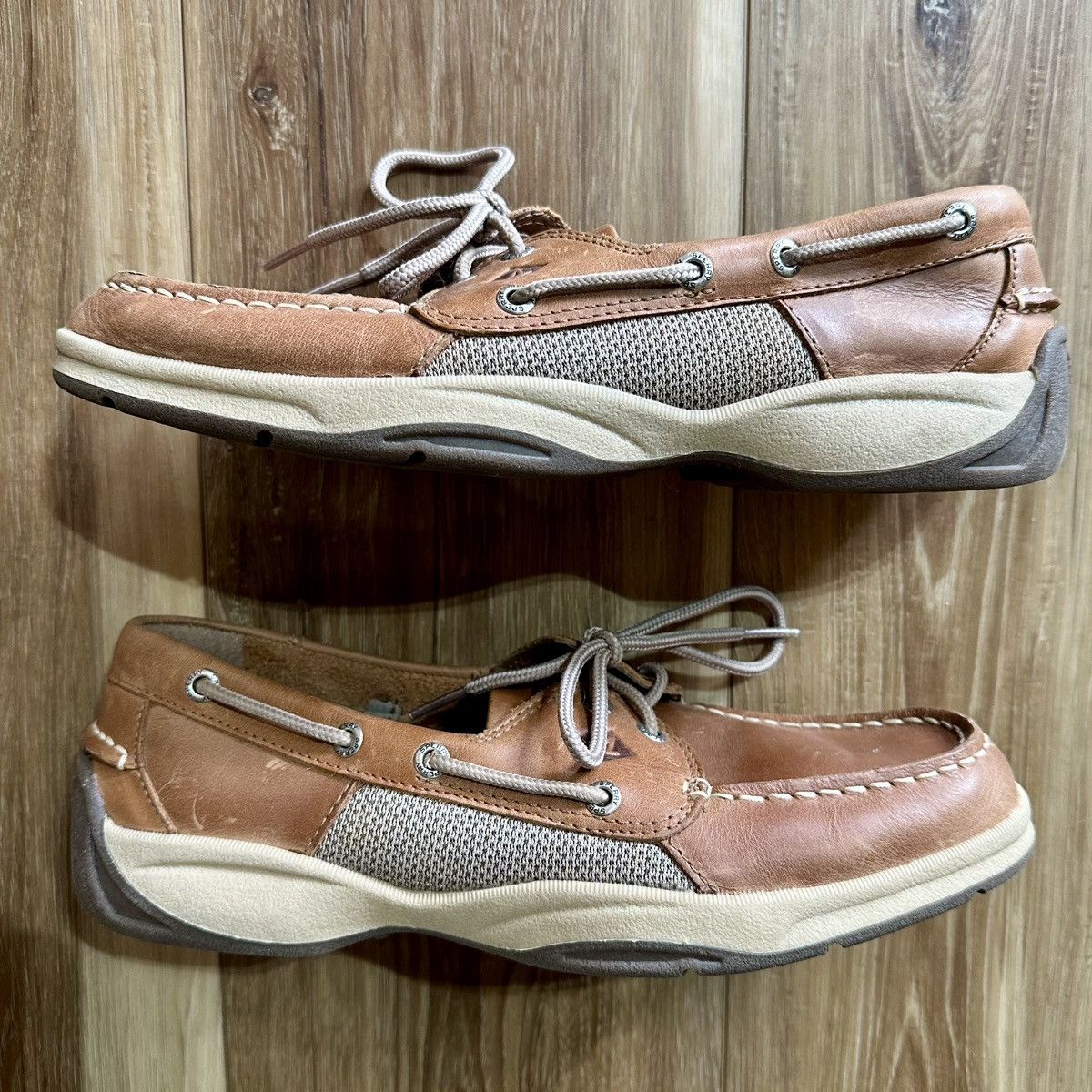 Sperry Sperry Top-Sider Intrepid 2 Eye Boat Shoe, Dark Tan, Size 9 Size US 9 / EU 42 - 2 Thumbnail