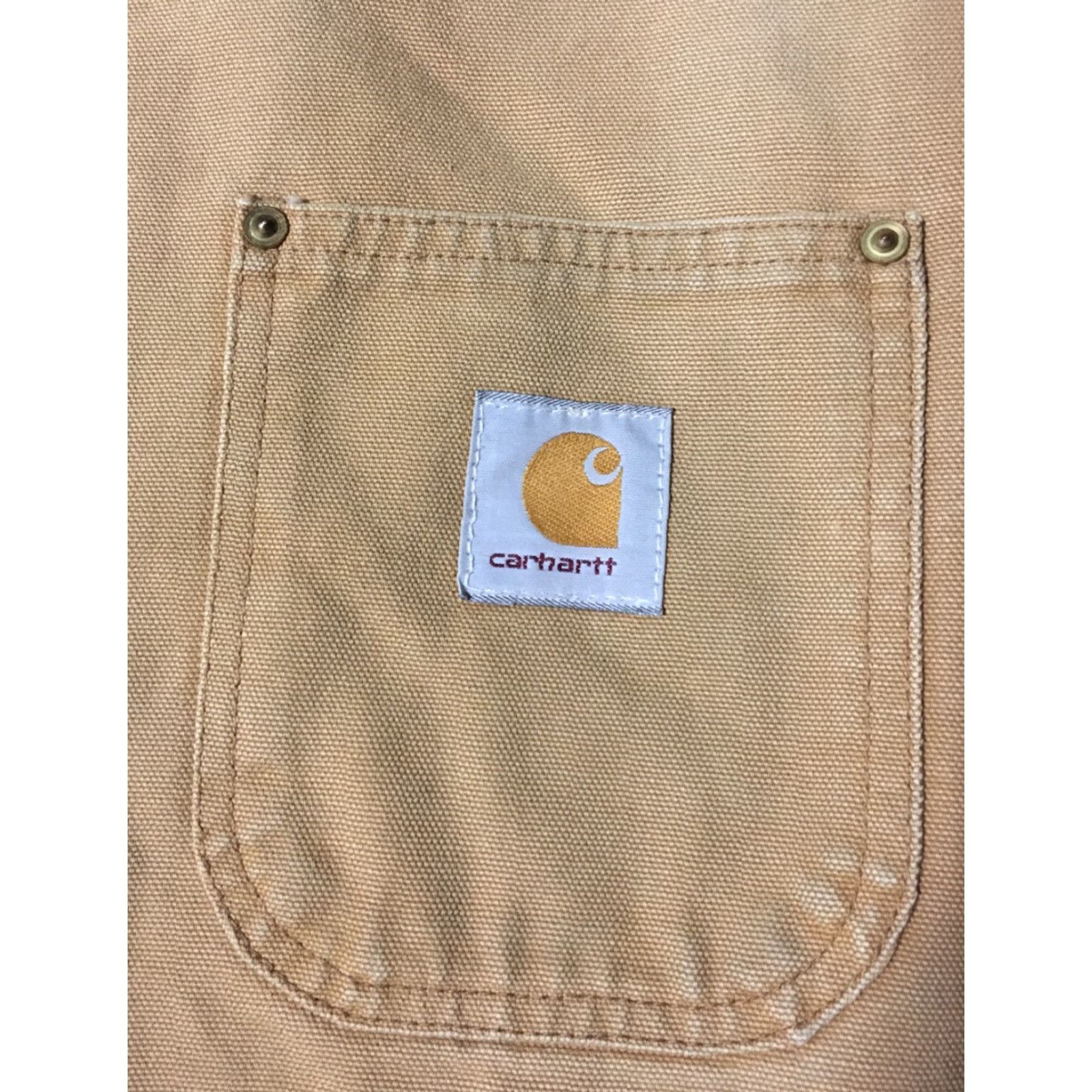 Carhartt VINTAGE Carhartt Jacket Chore Barn Distressed Faded Blanket Lined 2XL Beige/ tan Men 90s 80s Grunge Harley Motorcycle Ridge Canvas Size US XXL / EU 58 / 5 - 3 Thumbnail