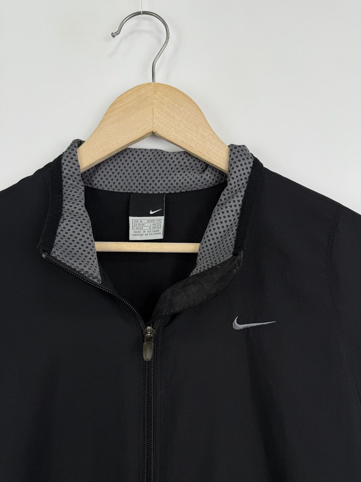 Nike 🇺🇸 Vintage 90s Nike Clima Fit Jacket Retro Y2K Rare Hype Size US M / EU 48-50 / 2 - 5 Thumbnail