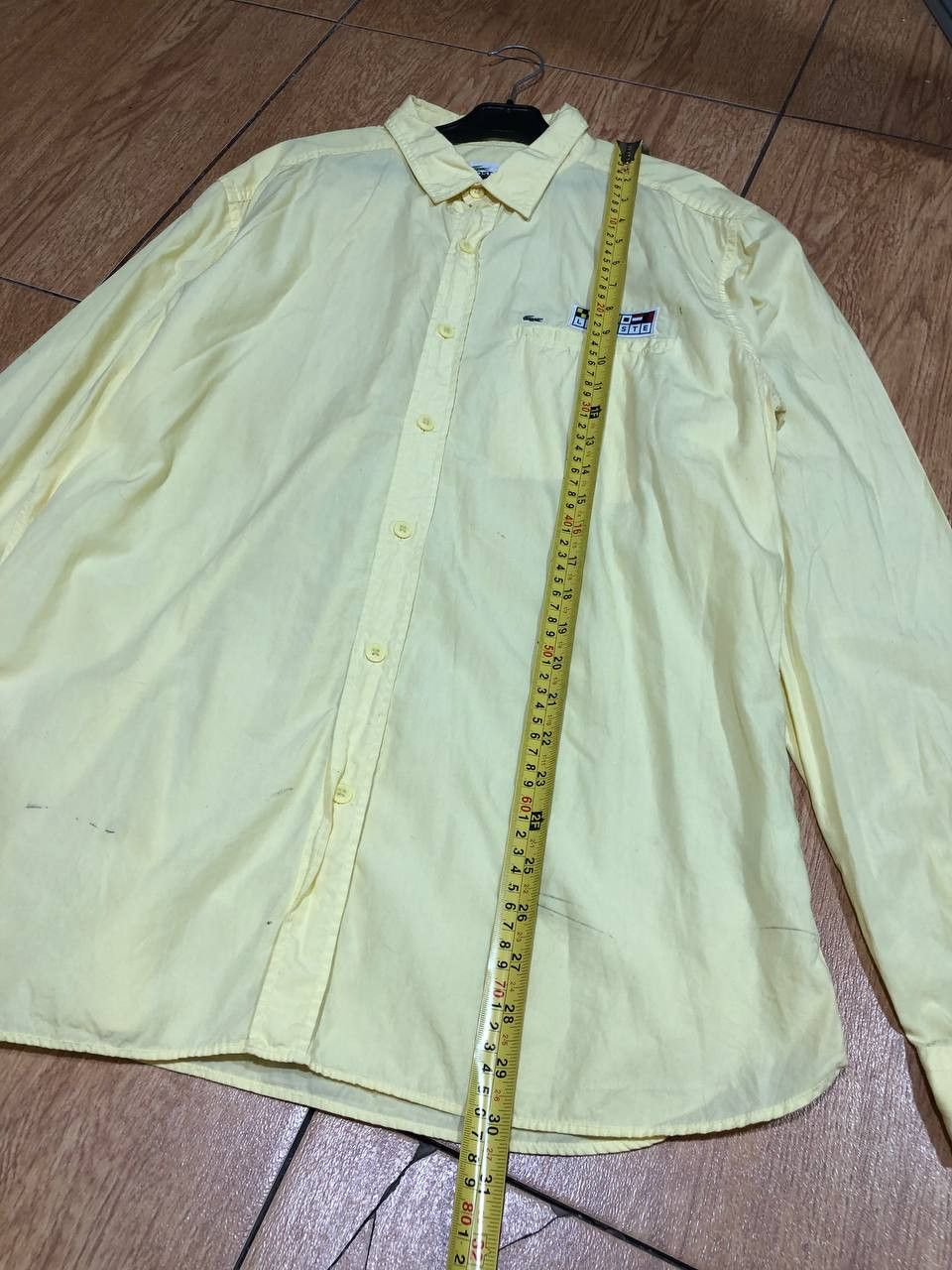 Lacoste VERY RARE LACOSTE CHEMISE LONG SLEEVE SHIRT DESIGNER CASUAL Size US XL / EU 56 / 4 - 6 Thumbnail