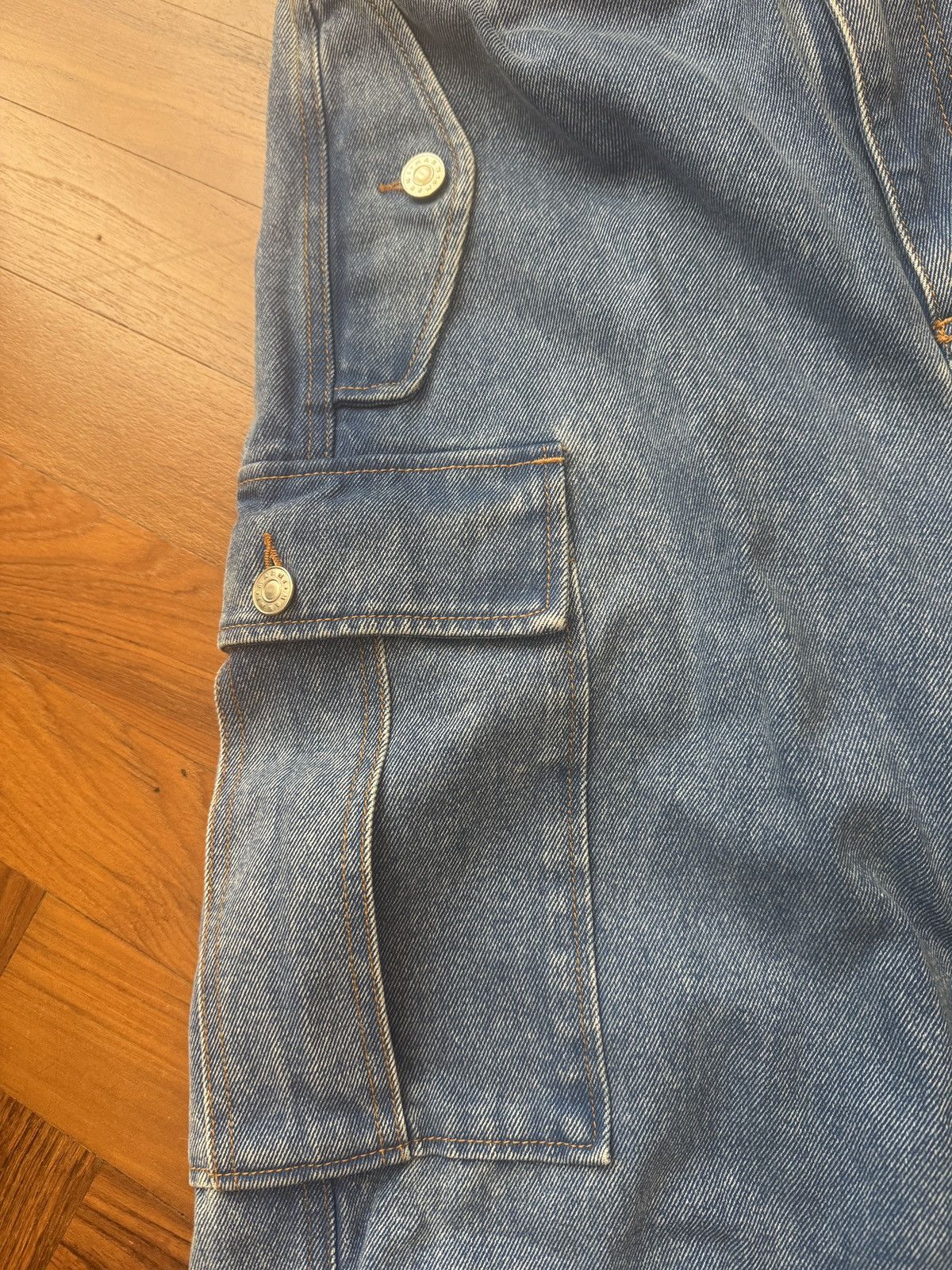 Marni Blue Denim Cargo Pants Size US 29 - 5 Thumbnail