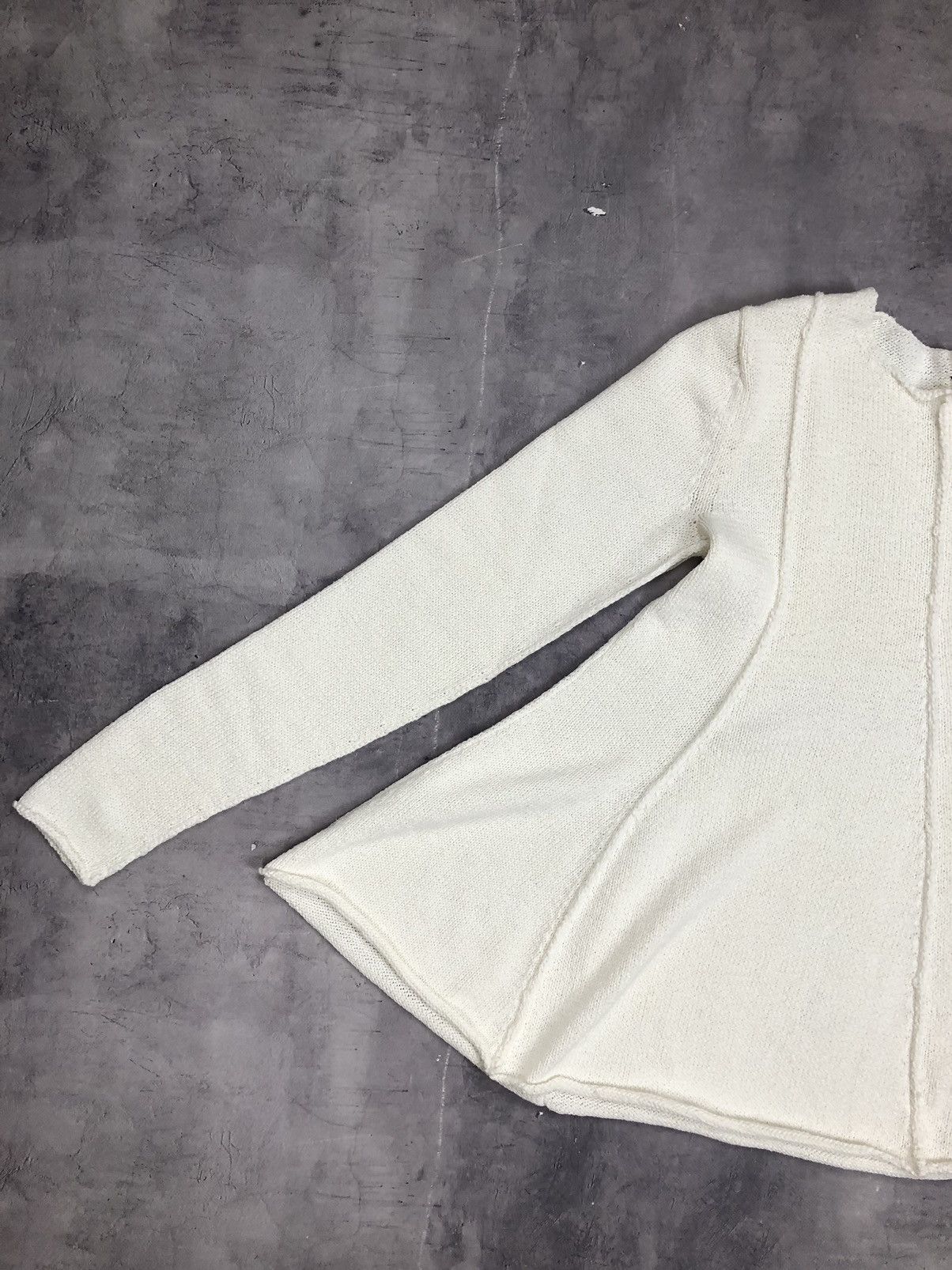 Rundholz Rundholz Black Label Flared Panel Sweater in Off-White Size XS / US 0-2 / IT 36-38 - 7 Thumbnail