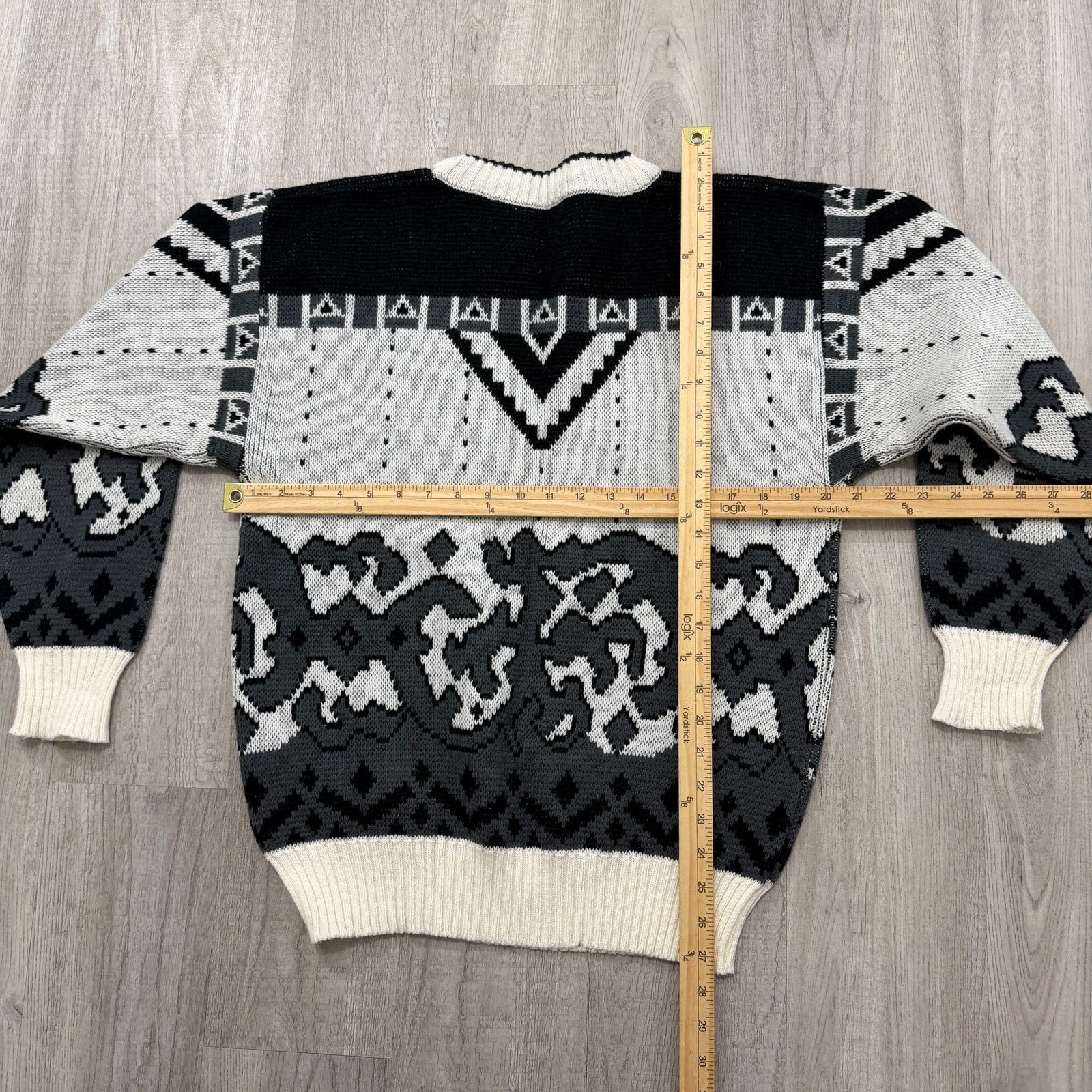Vintage Vintage Private Stock Sweater Men's Small Geometric Knit 90s Size US S / EU 44-46 / 1 - 6 Thumbnail