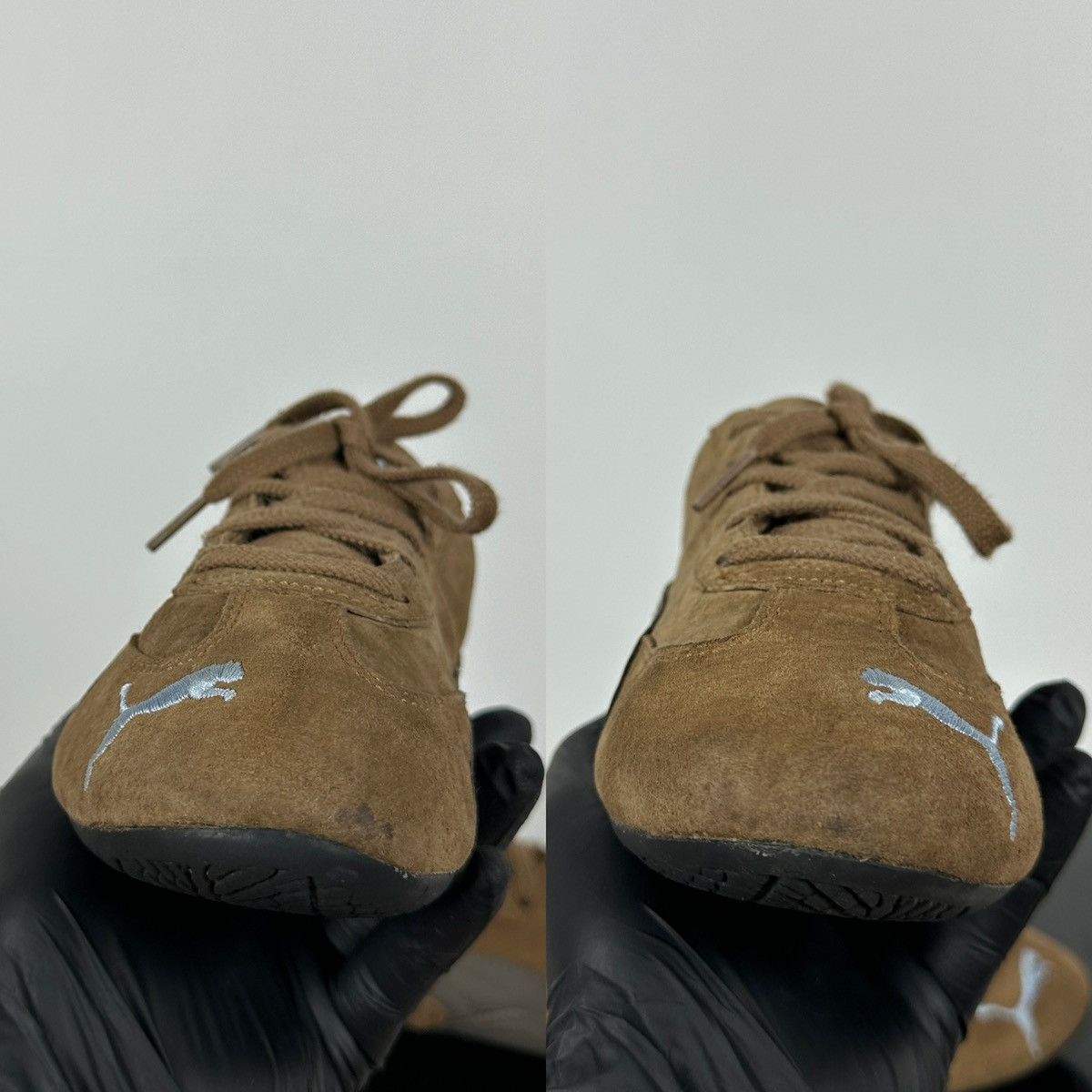 Puma Vintage Puma Speedcat Brown Suede/Leather Y2K Sneakers Size US 8 / IT 38 - 22 Thumbnail