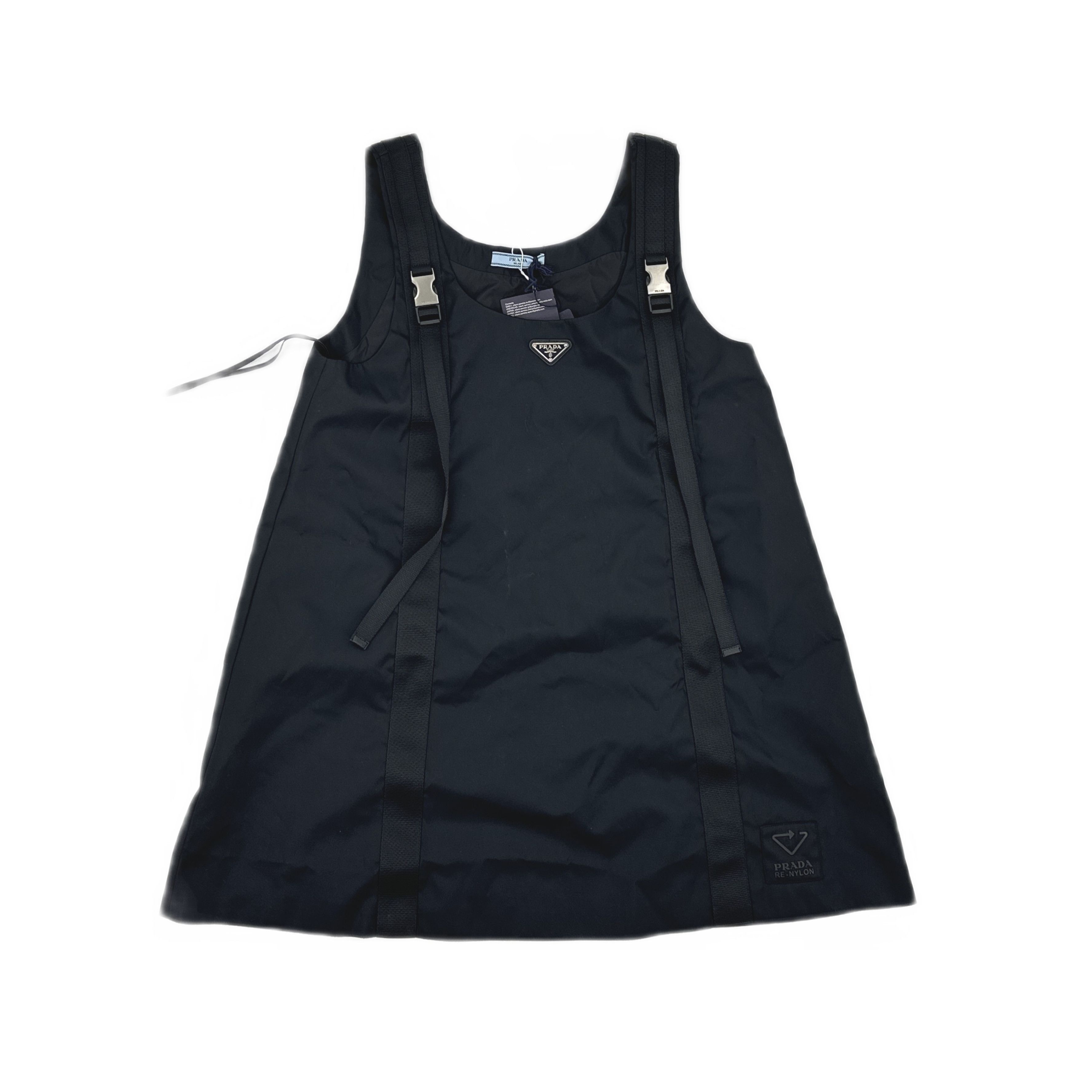 Prada Prada Re-Nylon Logo Sleeveless Dress Size 42 Size M / US 6-8 / IT 42-44 - 1 Thumbnail