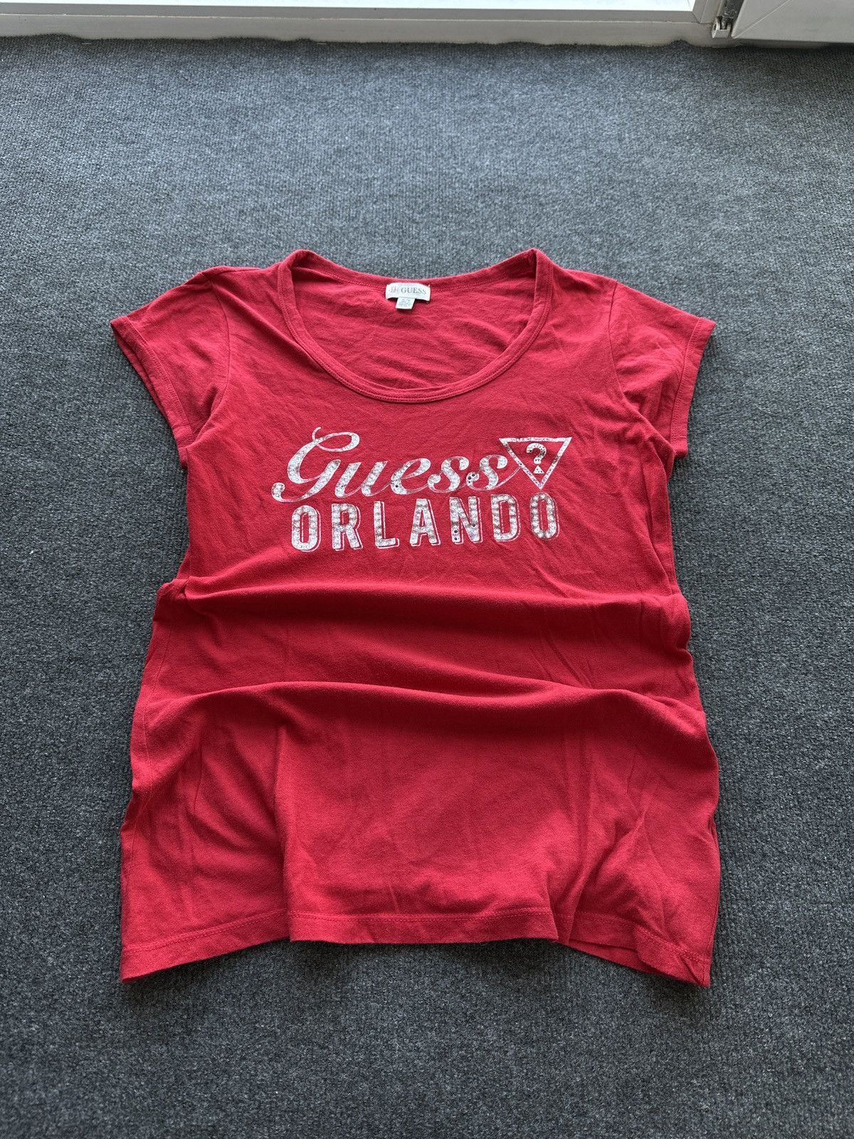 Guess 🚨AVANT-GARDE GUESS T-SHIRT TANK WOMEN Y2k BIG LOGO Size XL / US 12-14 / IT 48-50 - 1 Thumbnail