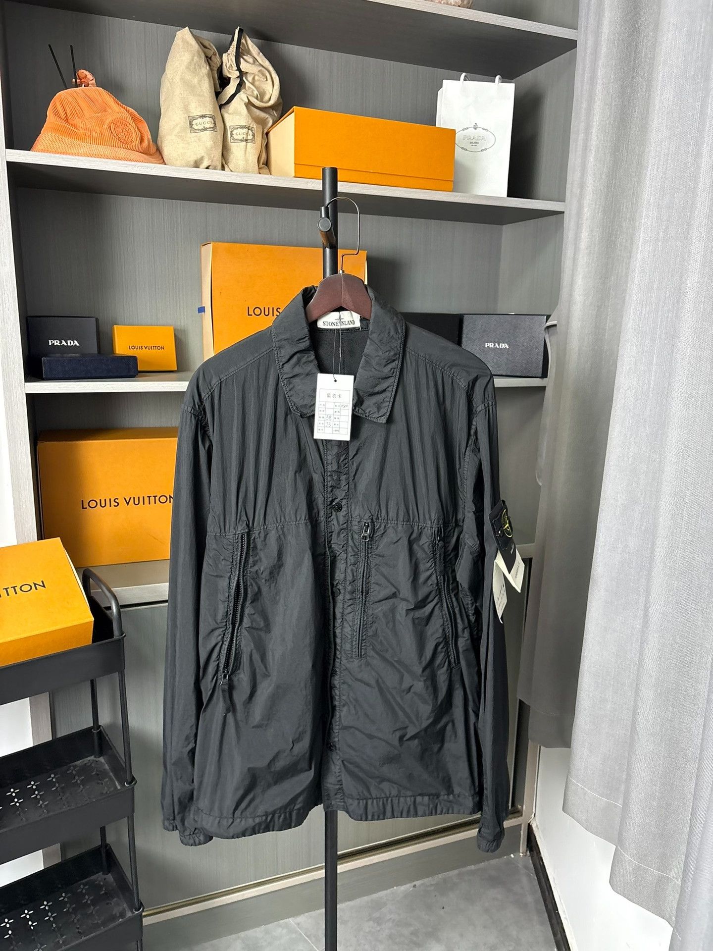 Stone Island Stone Island Nylon Black Light Jacket L Men Size US L / EU 52-54 / 3 - 1 Thumbnail