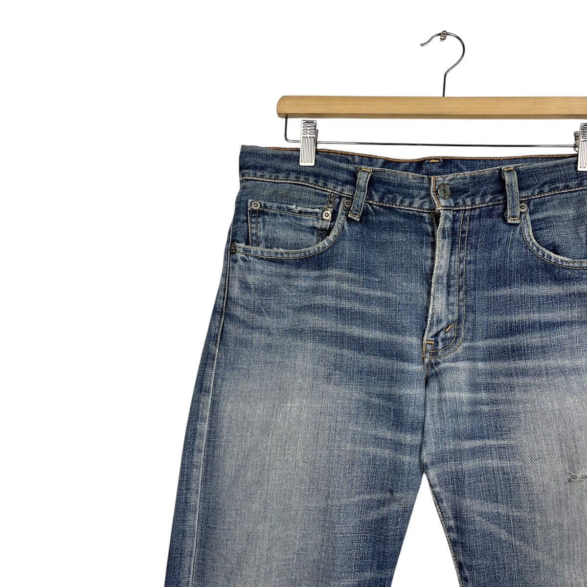 Levi's Vintage Y2k Levis Distressed Denim Jeans Size US 32 / EU 48 - 6 Thumbnail