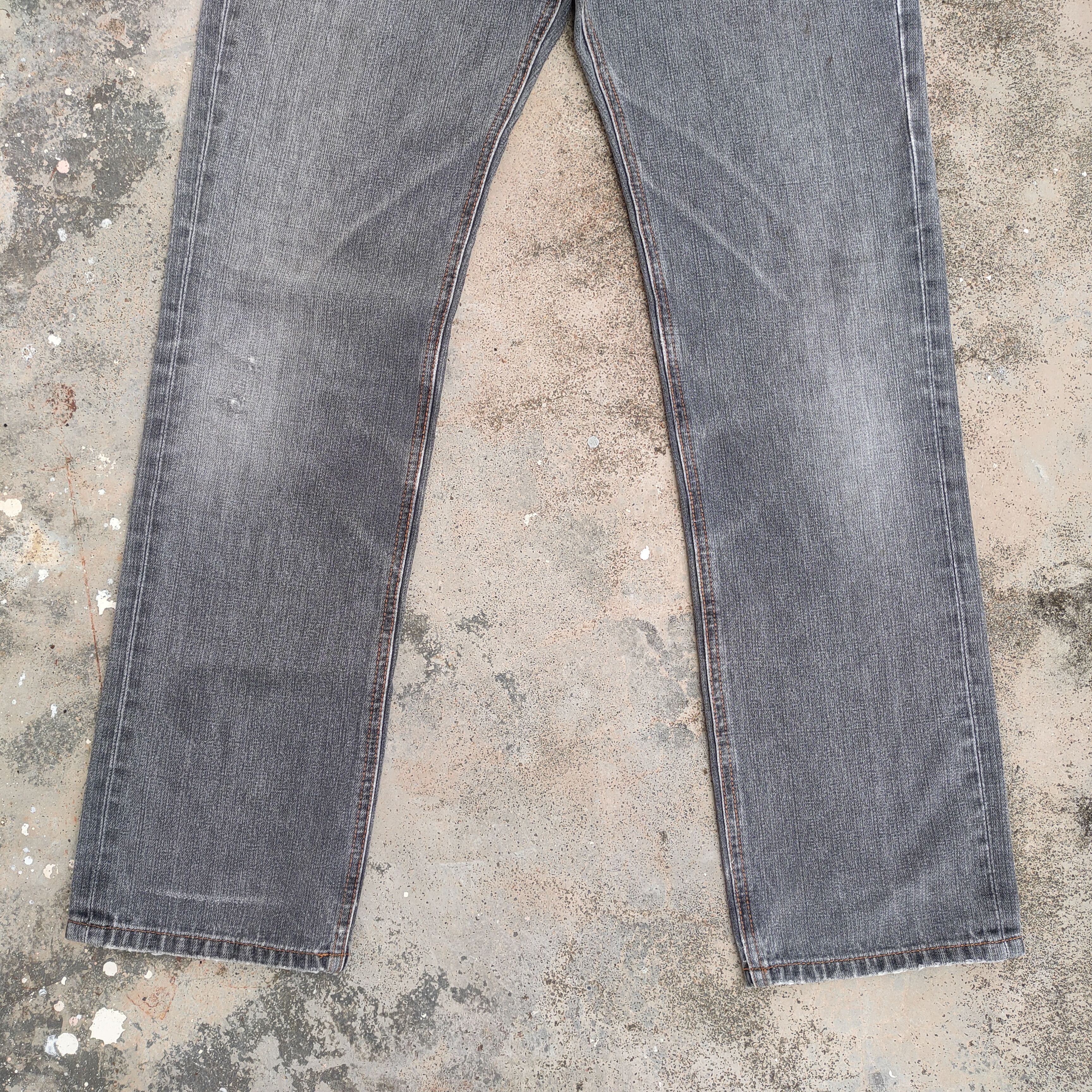 Japanese Brand × Jean VINTAGE JAPANESE FADED BLACK JEANS DENIM PANTS Size US 33 - 3 Thumbnail