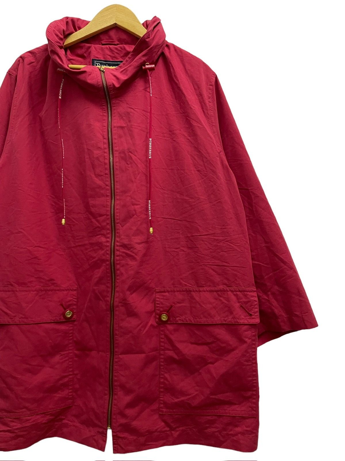 Burberry × Vintage Vintage Burberry Zipped Up Coat/ Cotton Jacket Size ONE SIZE - 3 Thumbnail