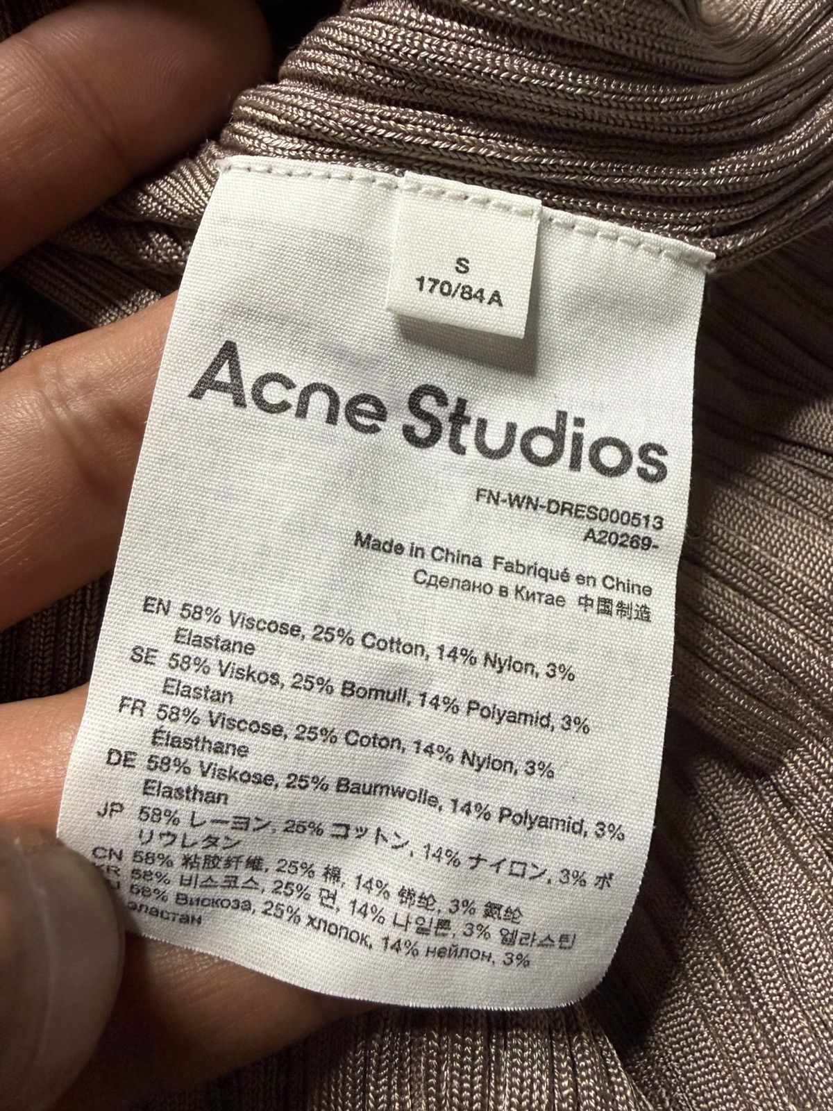 Acne Studios Acne Studios Rib Knit Dress Size S / US 4 / IT 40 - 6 Thumbnail