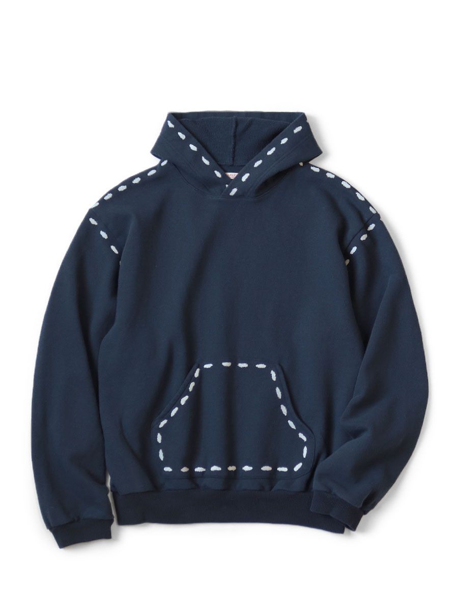 image of Kapital Marionette Hoodie in Navy, Men's (Size Medium)