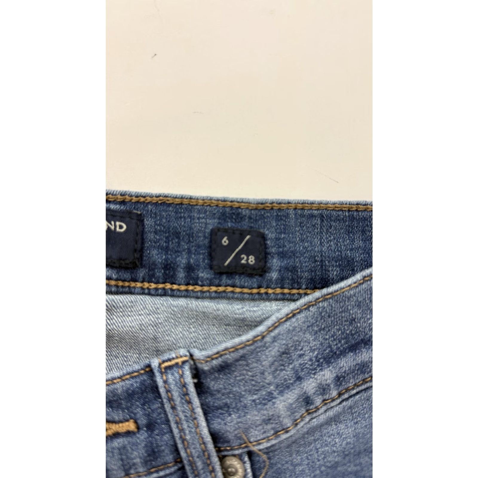 Lucky Brand Lucky Brand Jeans Womens 6/28 Blue Mid Rise Crop Ava Raw Hem Stretch Denim Size 28" / US 6 / IT 42 - 3 Thumbnail